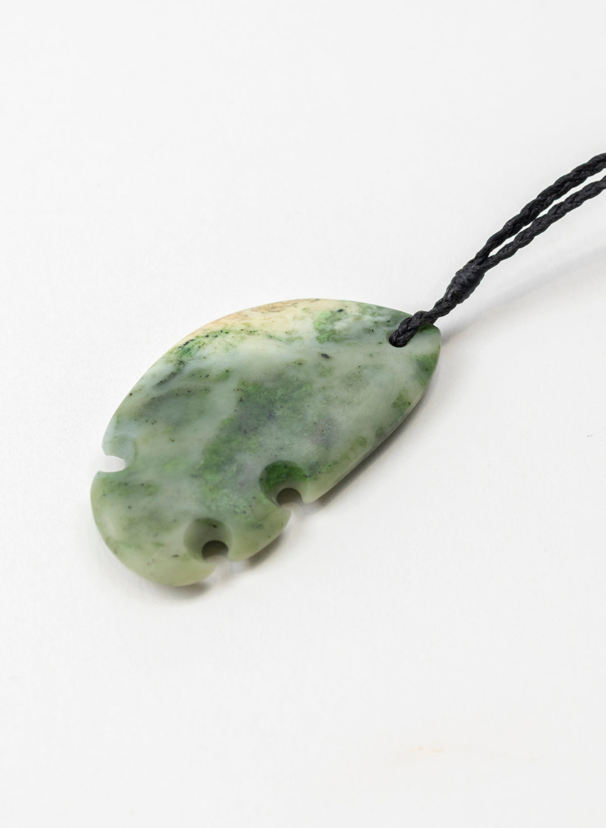 Notched Pounamu Pendant