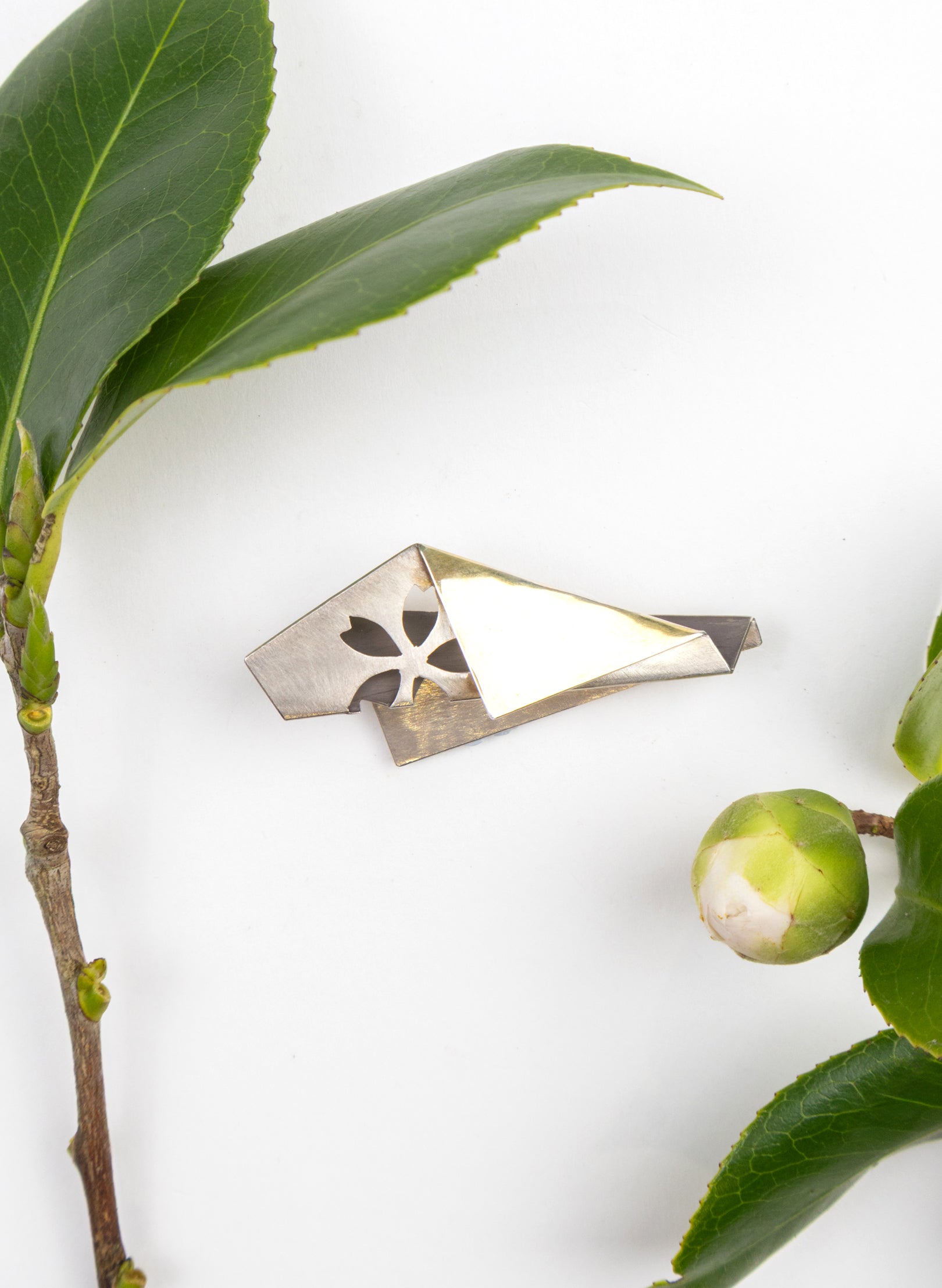 Origami Blossom Brooch