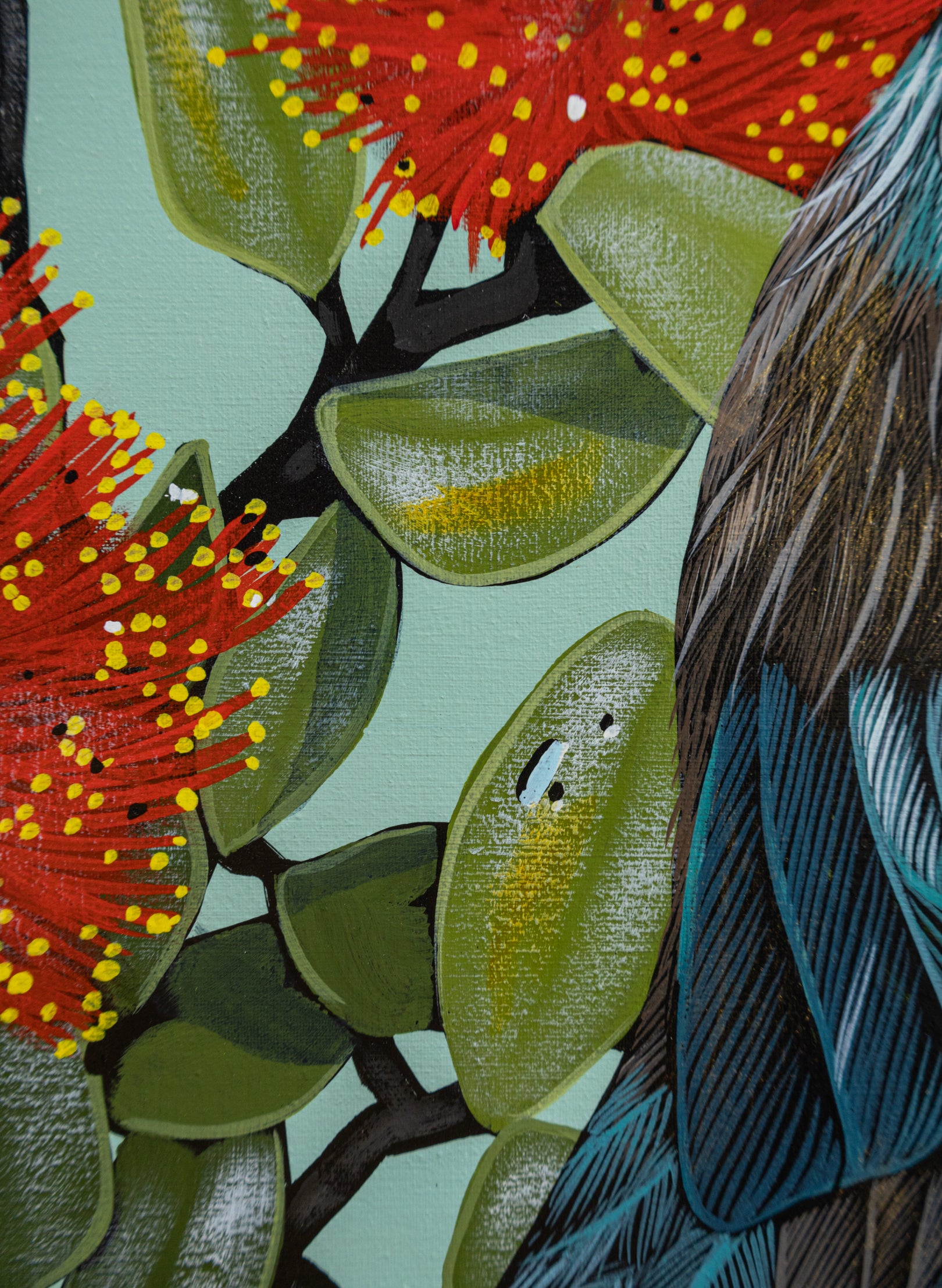 Festive Tui - Original Painting