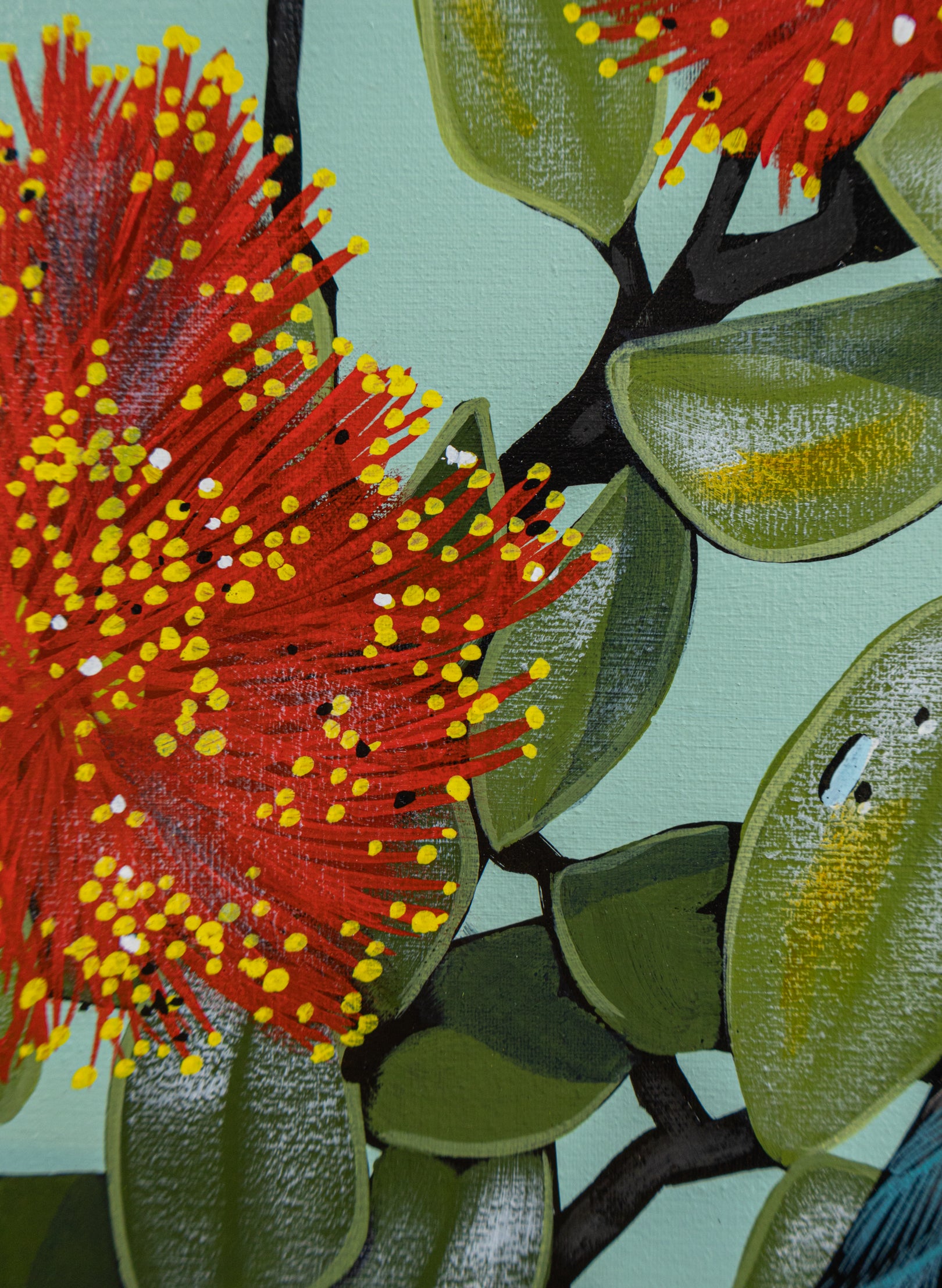 Festive Tui - Original Painting