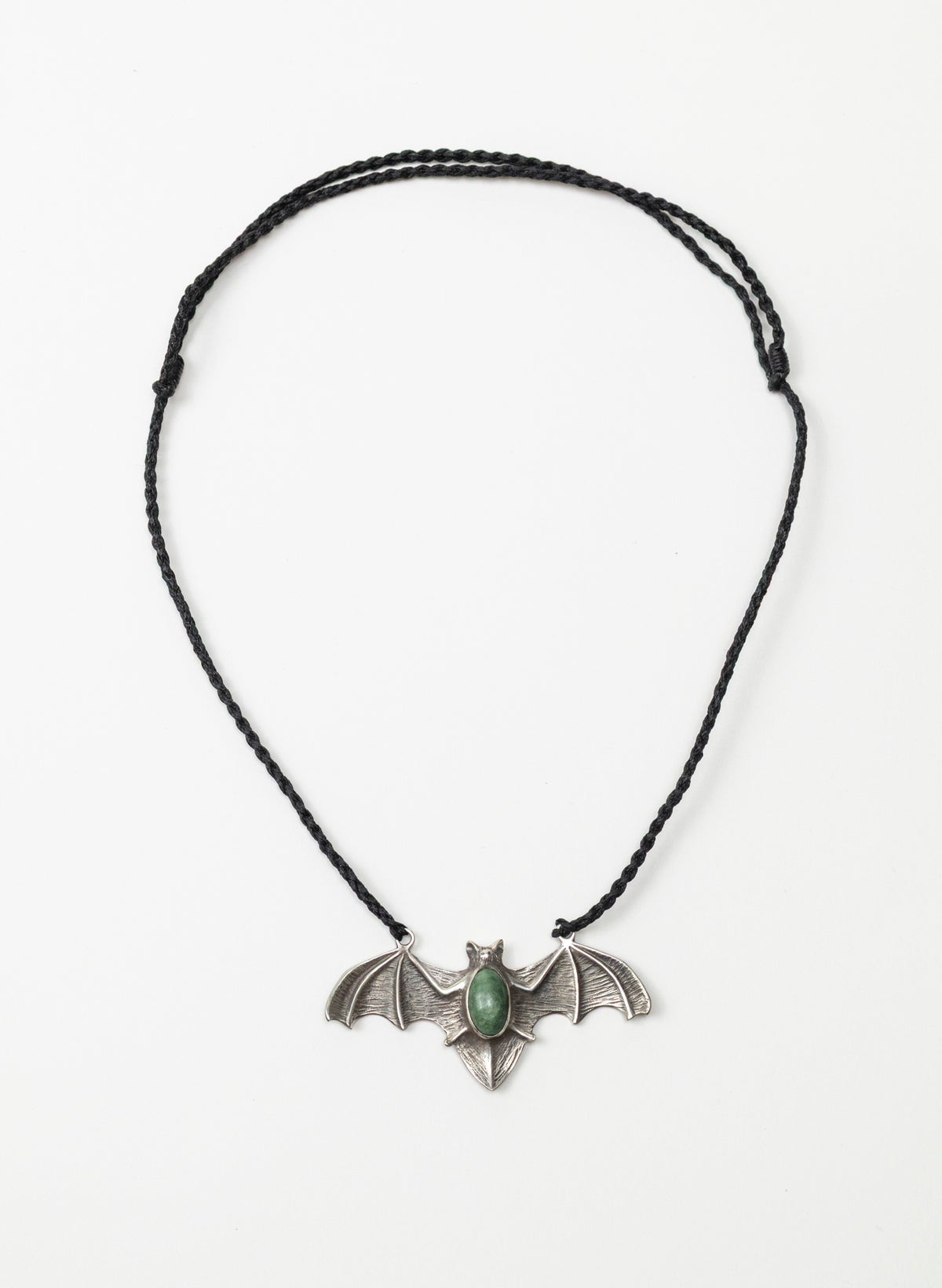 Sterling Silver Pekapeka Pendant with a Pounamu Insert