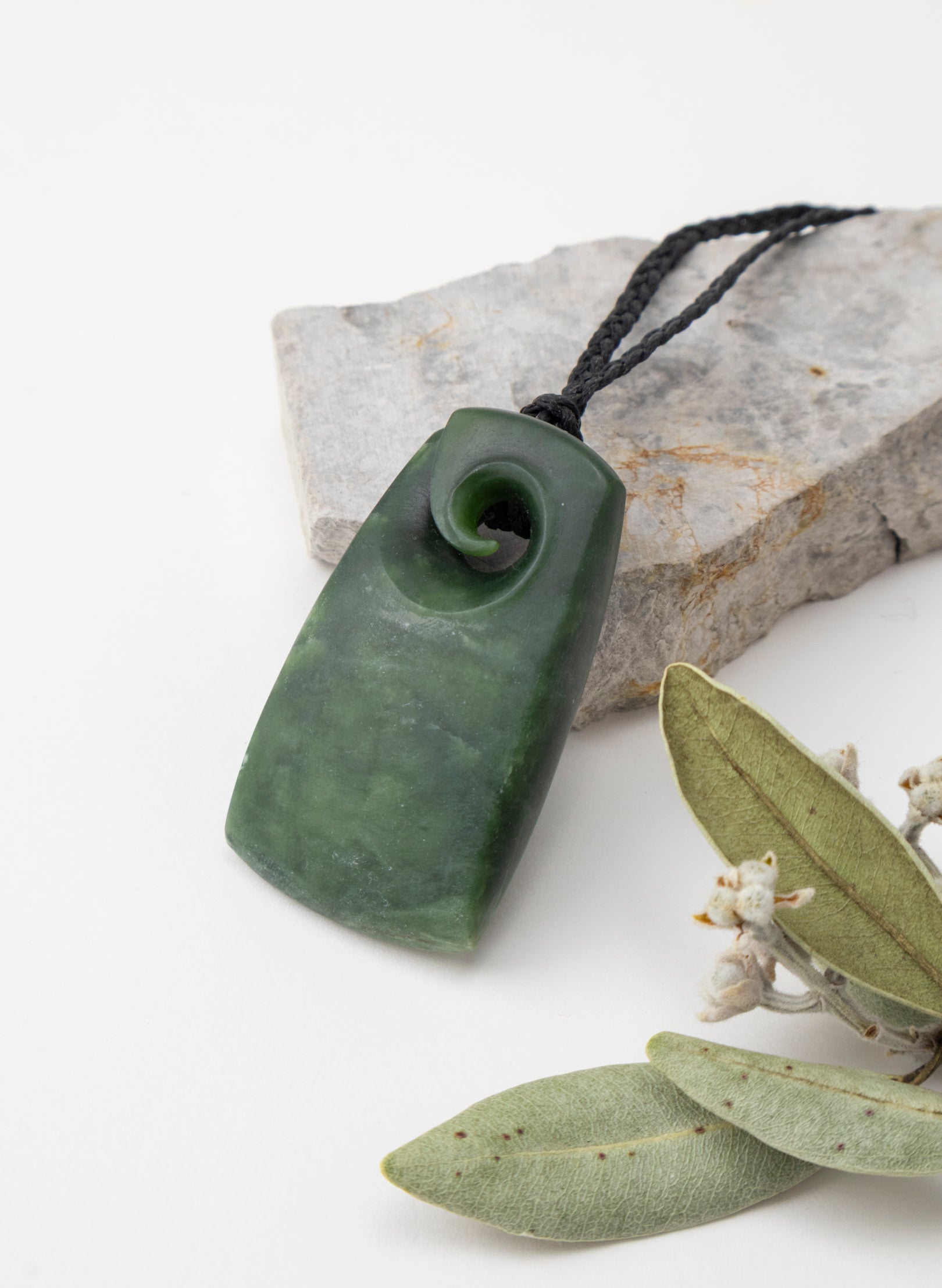 Rectangle Koru Hokitika Pounamu