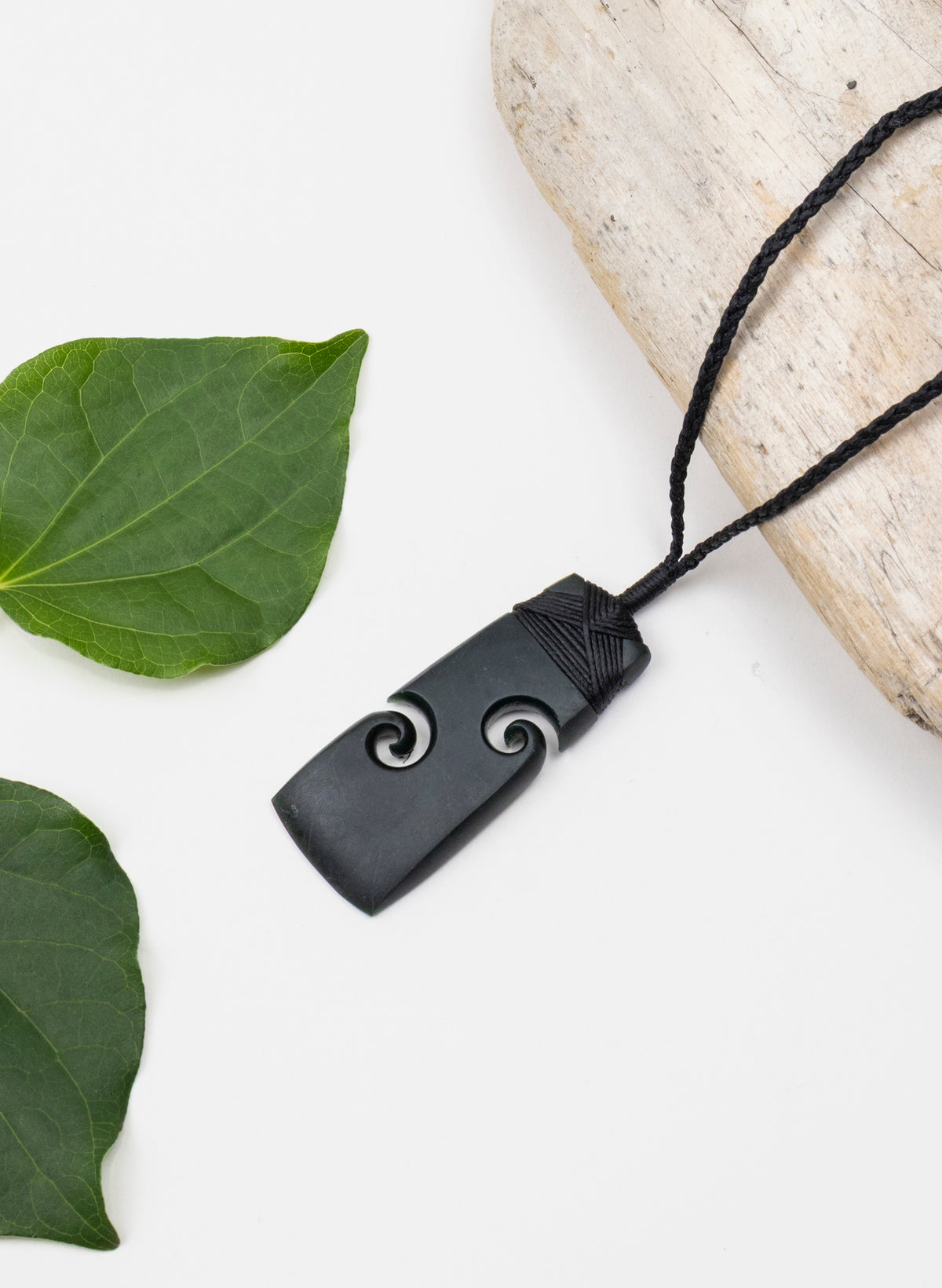Double Koru Toki Pounamu