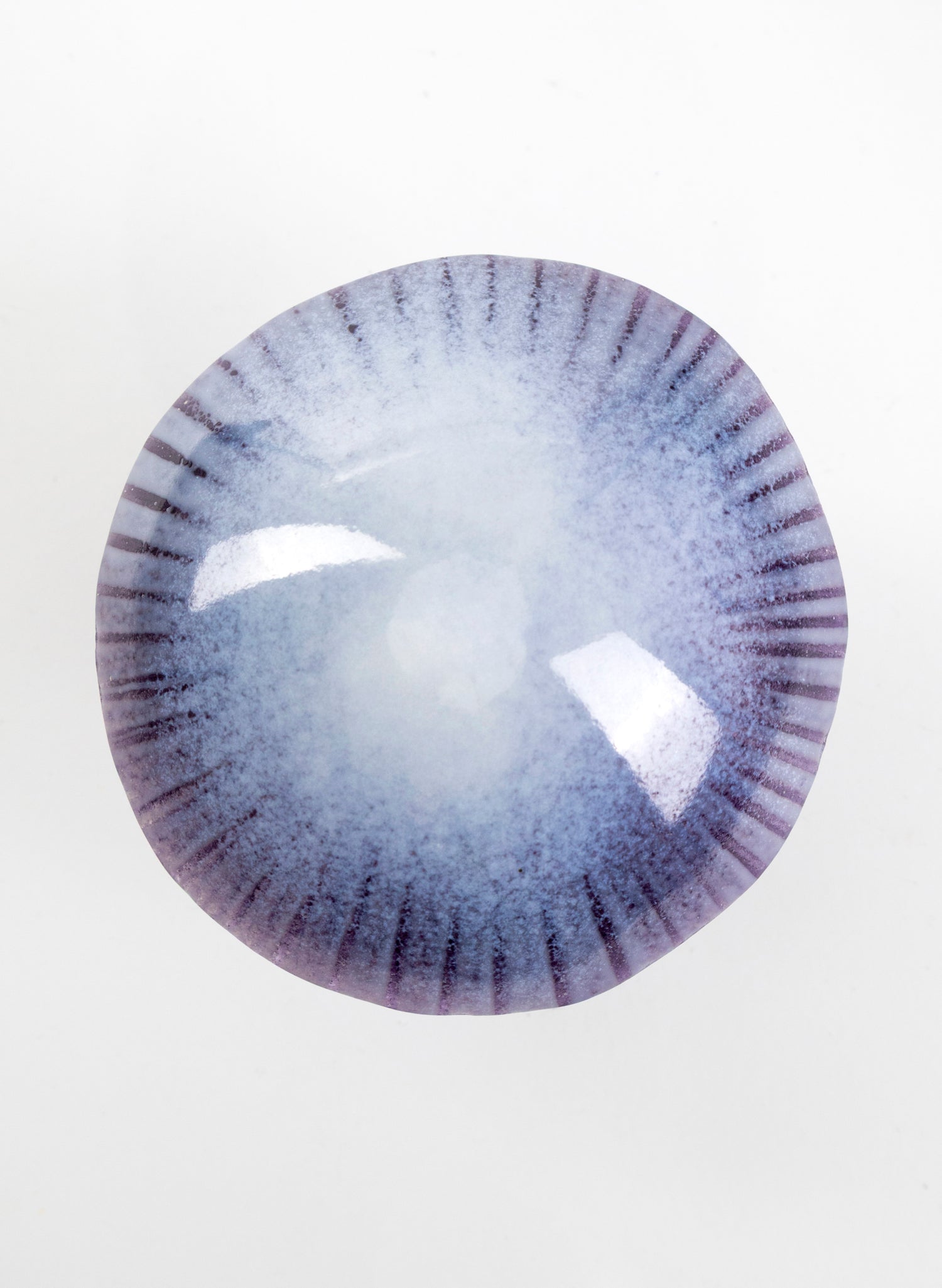 Purple, White Mushroom - Small