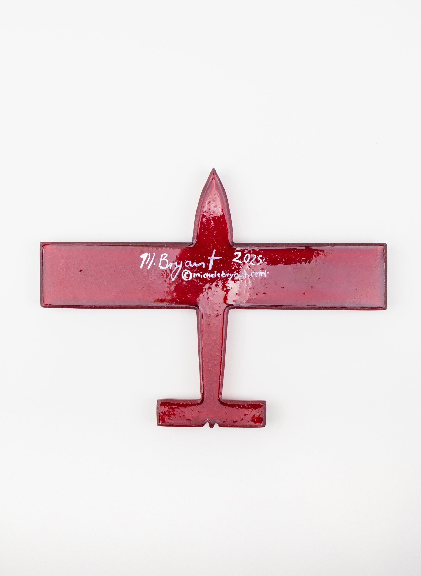 Red Resin Plane Square Tips