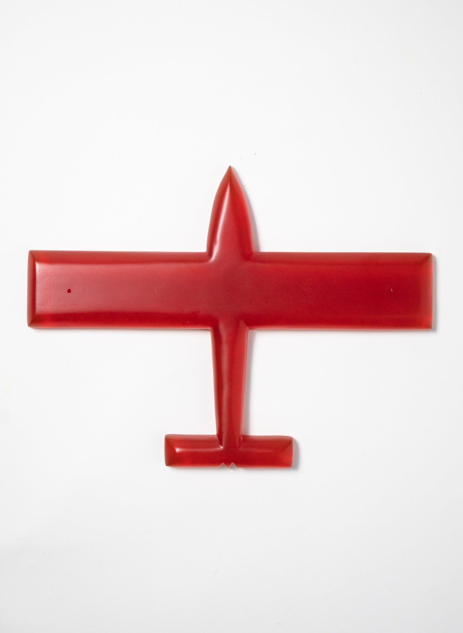 Red Resin Plane Square Tips