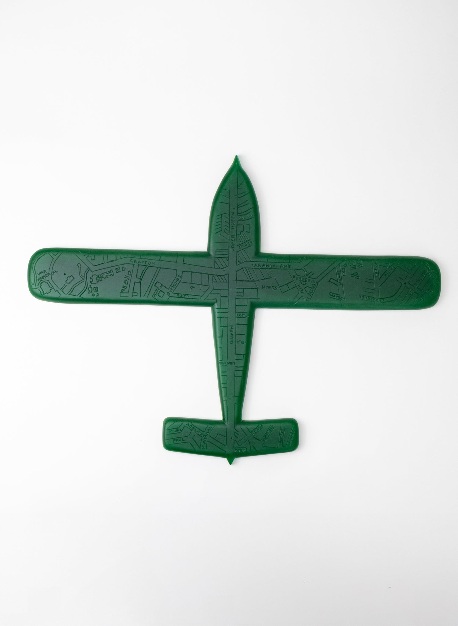 Green Sculpture Plane Auckland