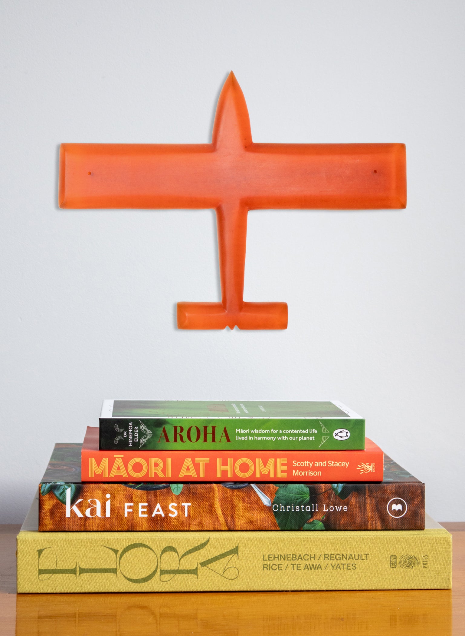 Orange Resin Plane Square Tips