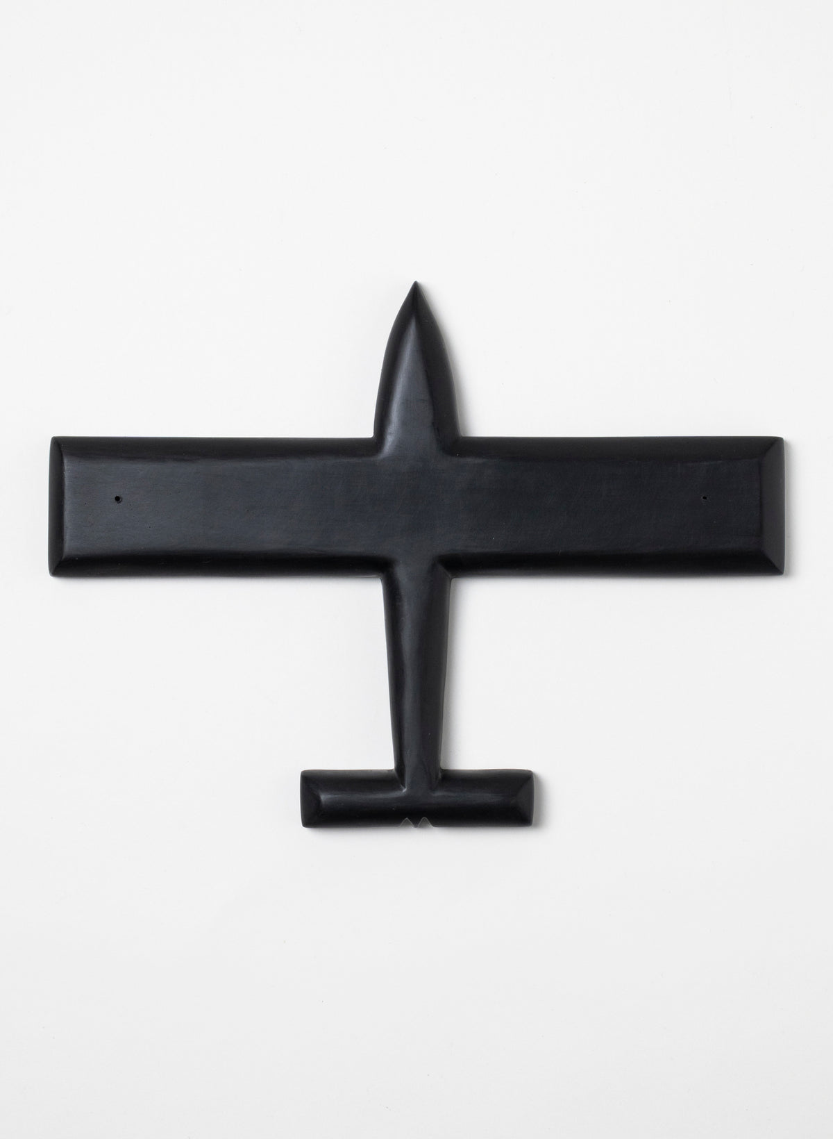 Black Square Wing Resin Plane