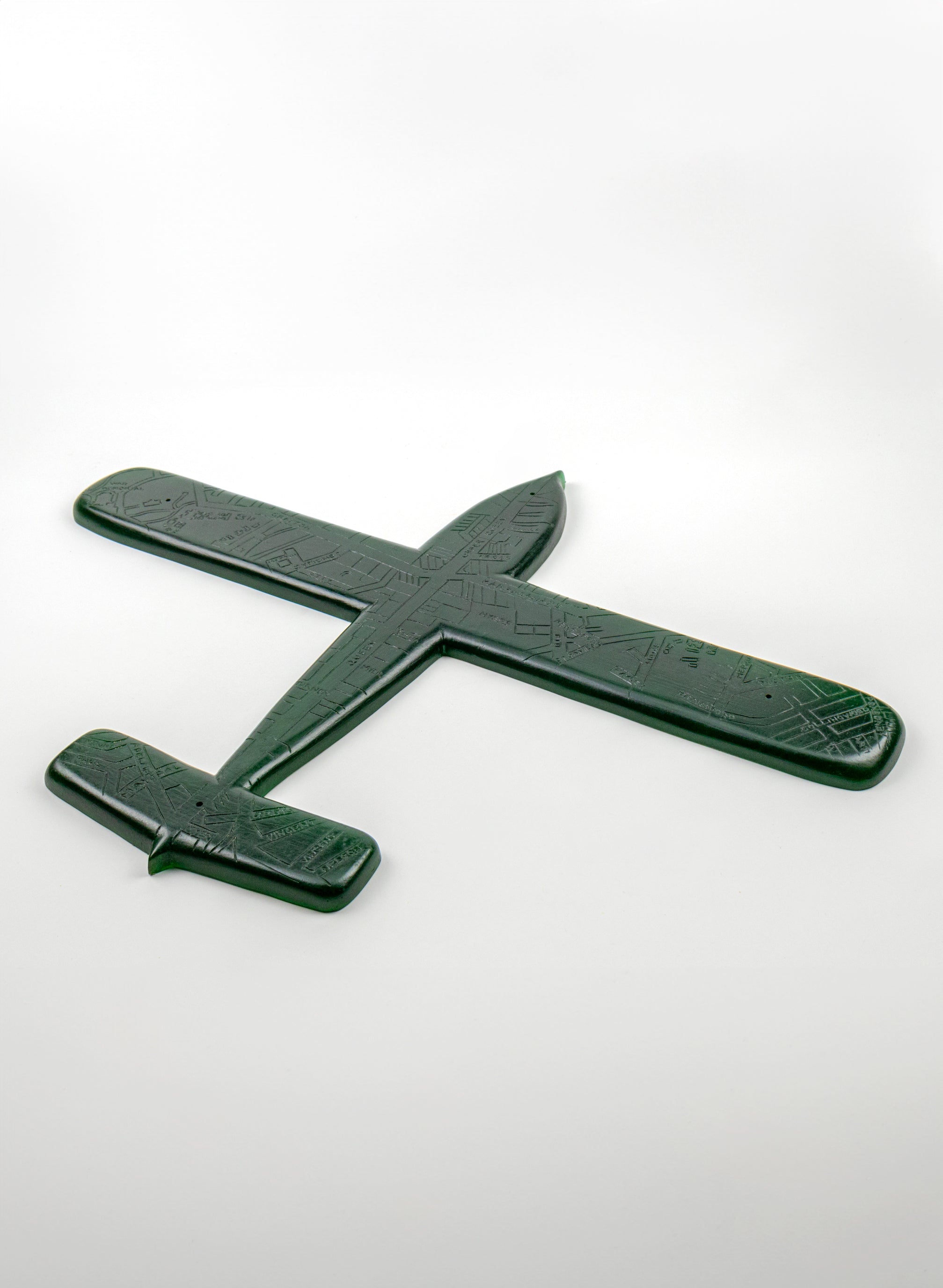 Auckland Resin Plane - Green