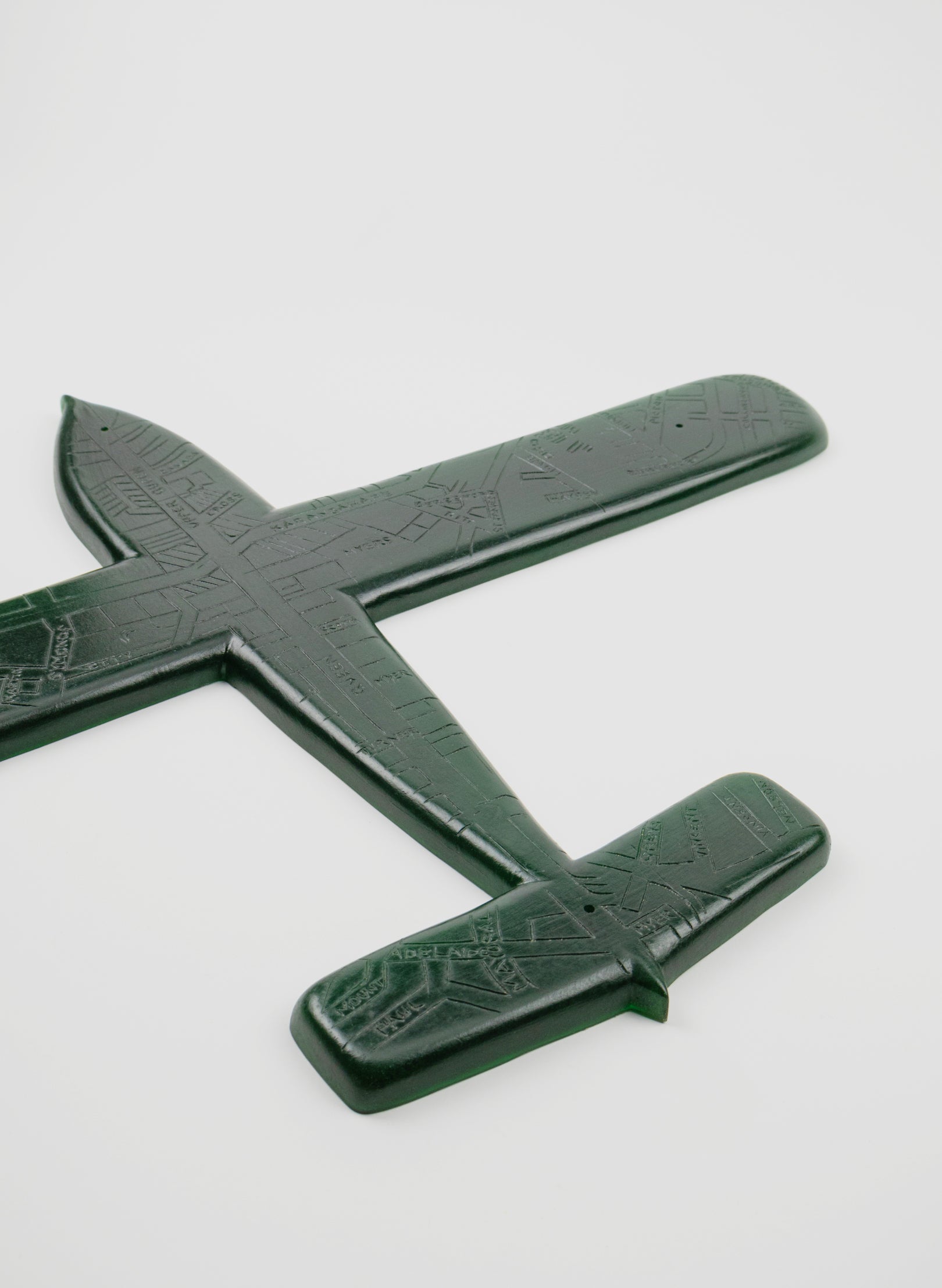 Auckland Resin Plane - Green