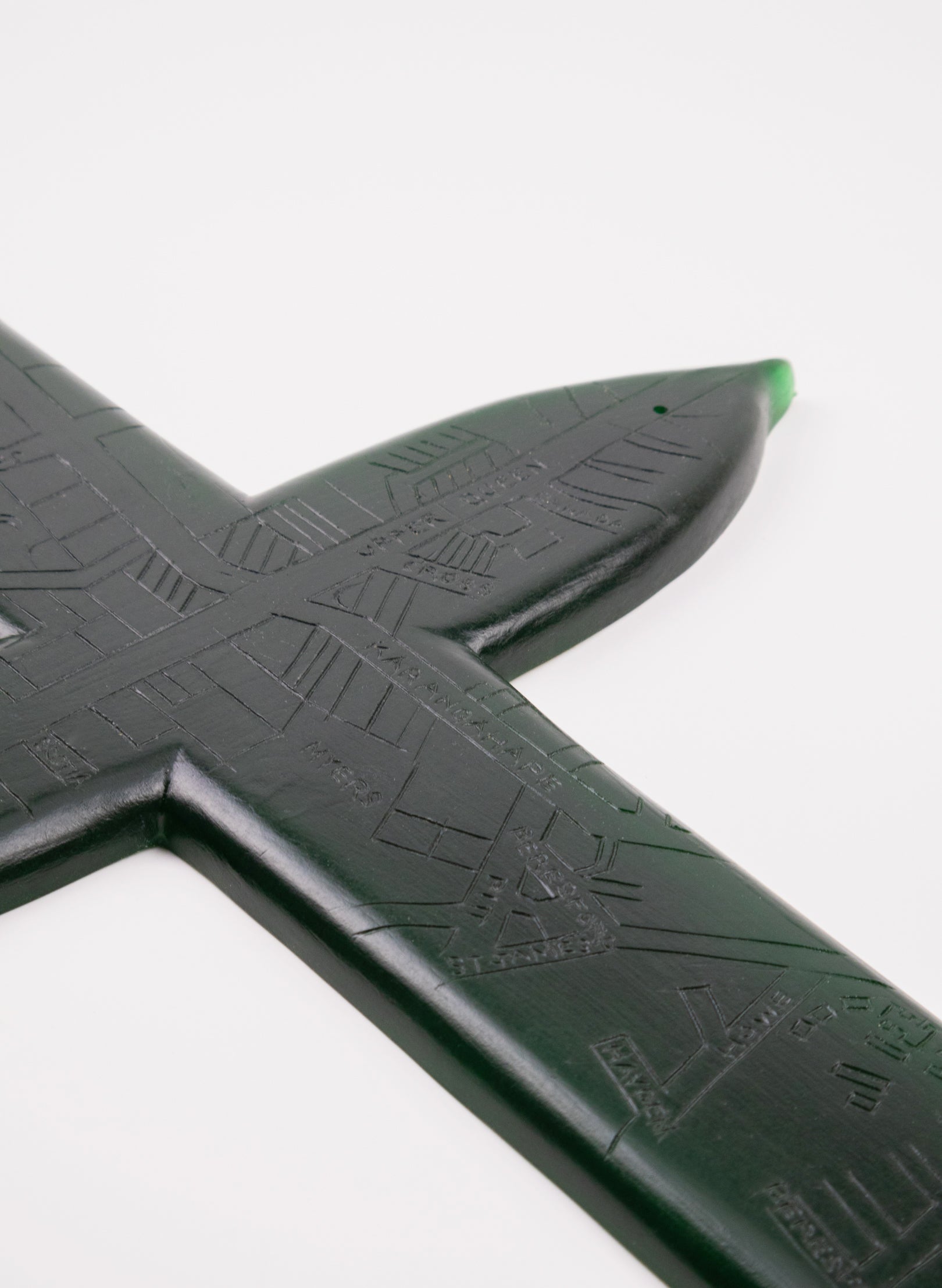 Auckland Resin Plane - Green