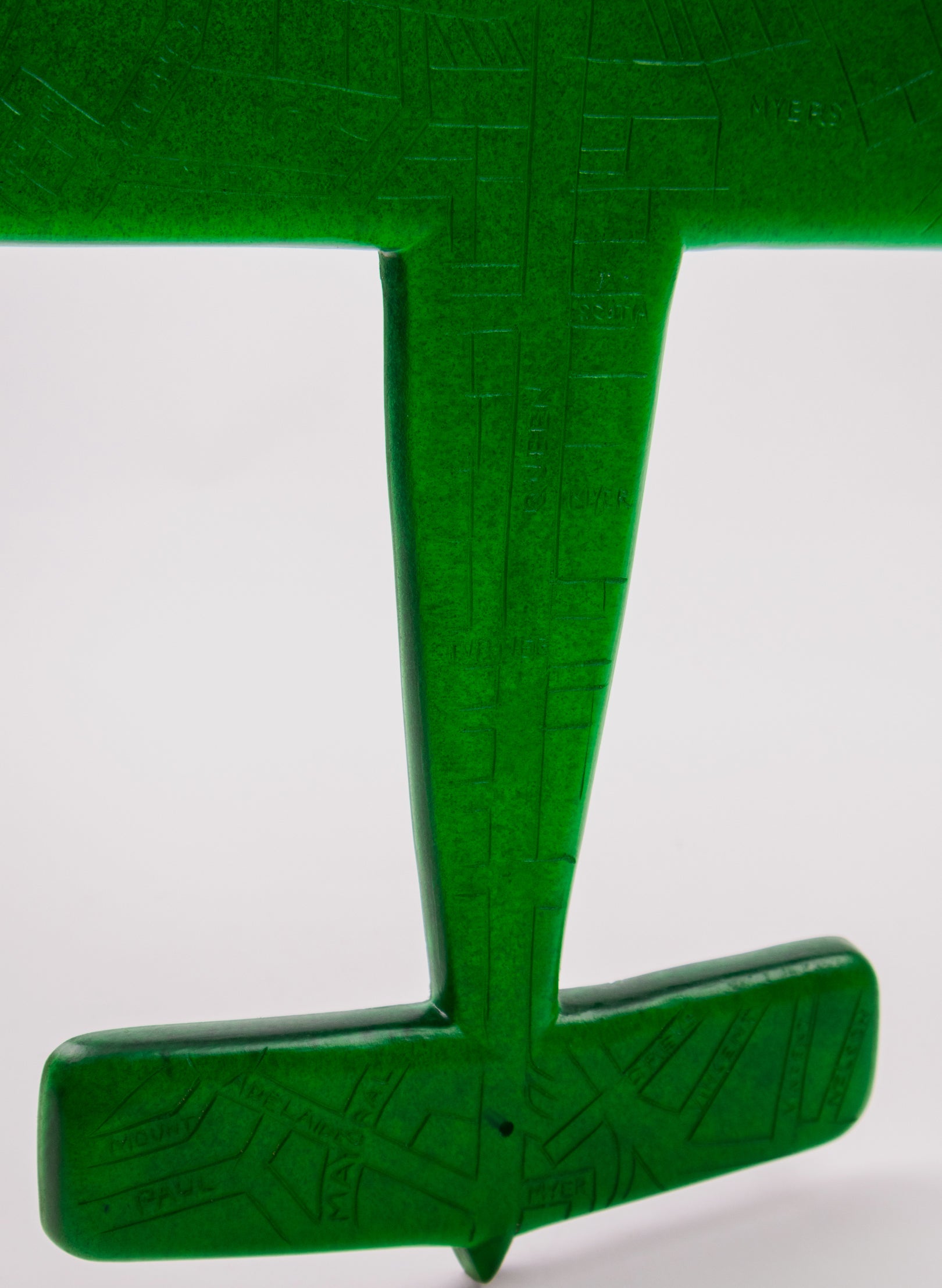Auckland Resin Plane - Green