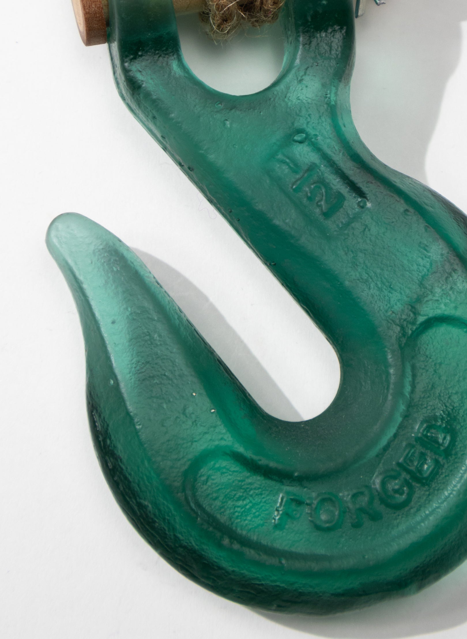 Glass Hook Wooden Pin