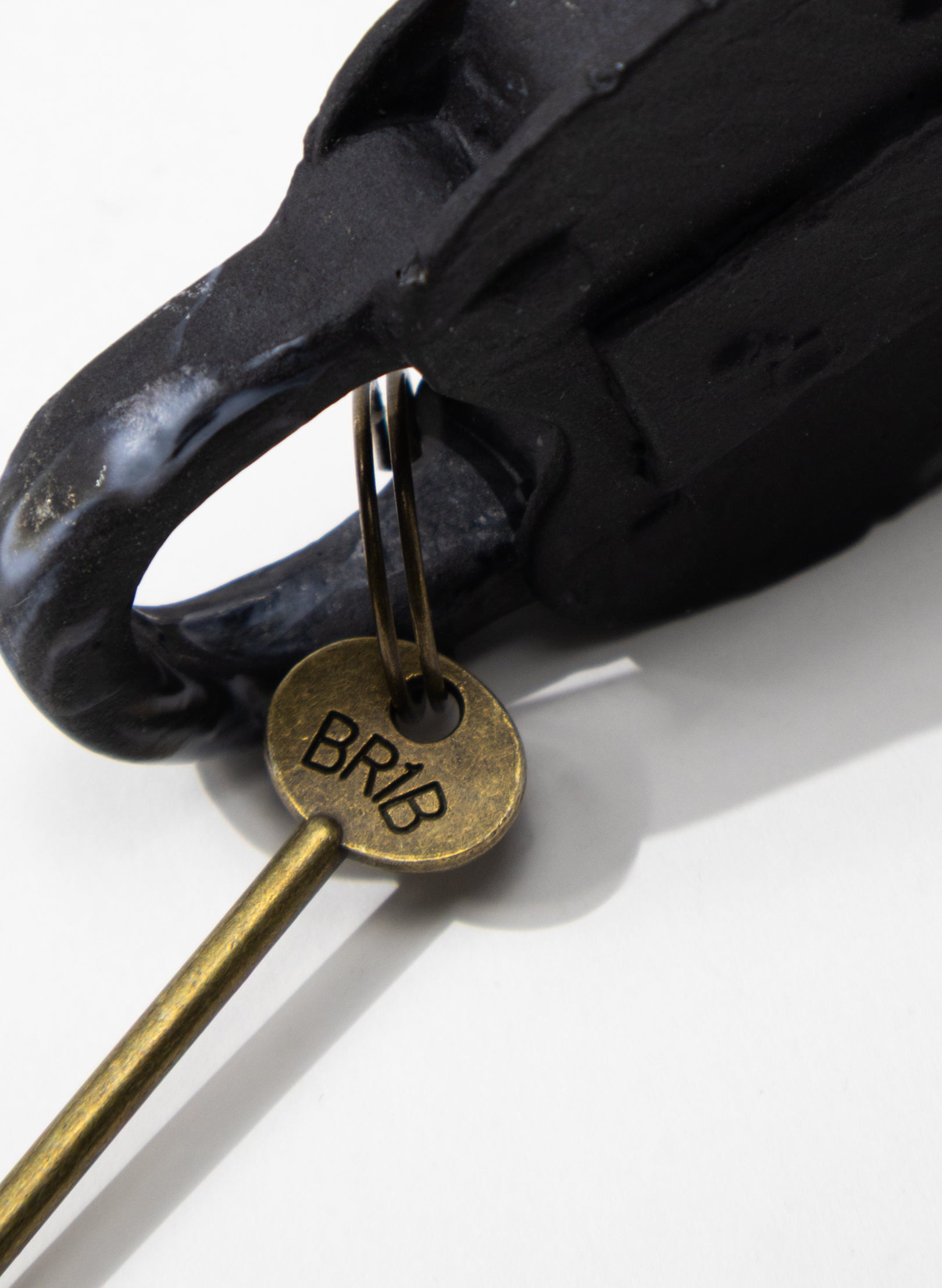 Old Glass Padlock With Cog