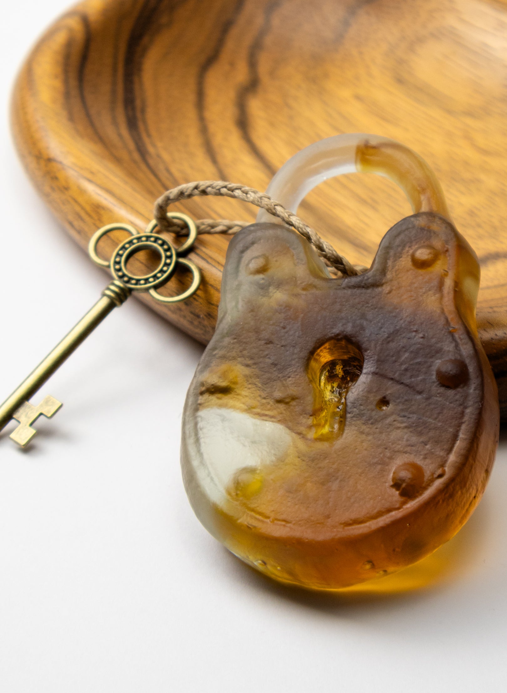 New Glass Padlock With Cog