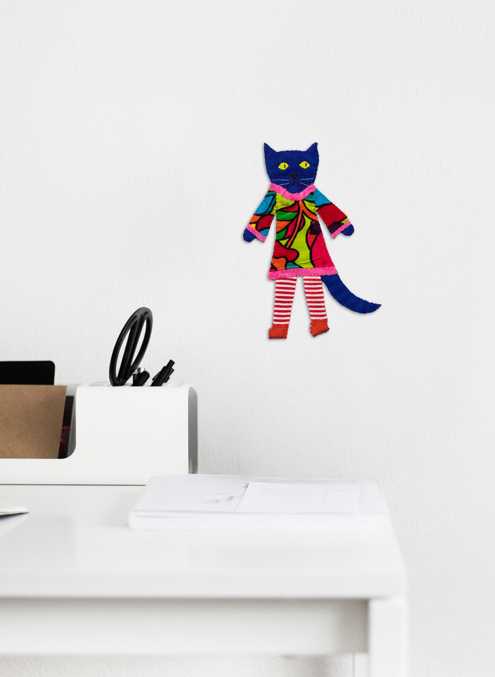 Party Cat With Brooch
