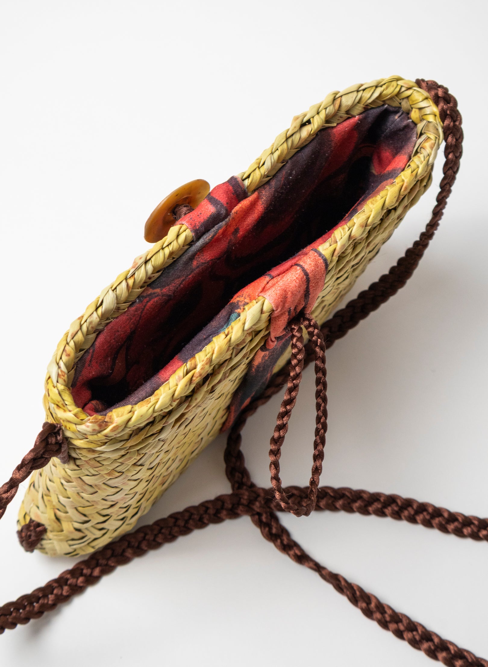 Orange and Brown Over Shoulder Kete