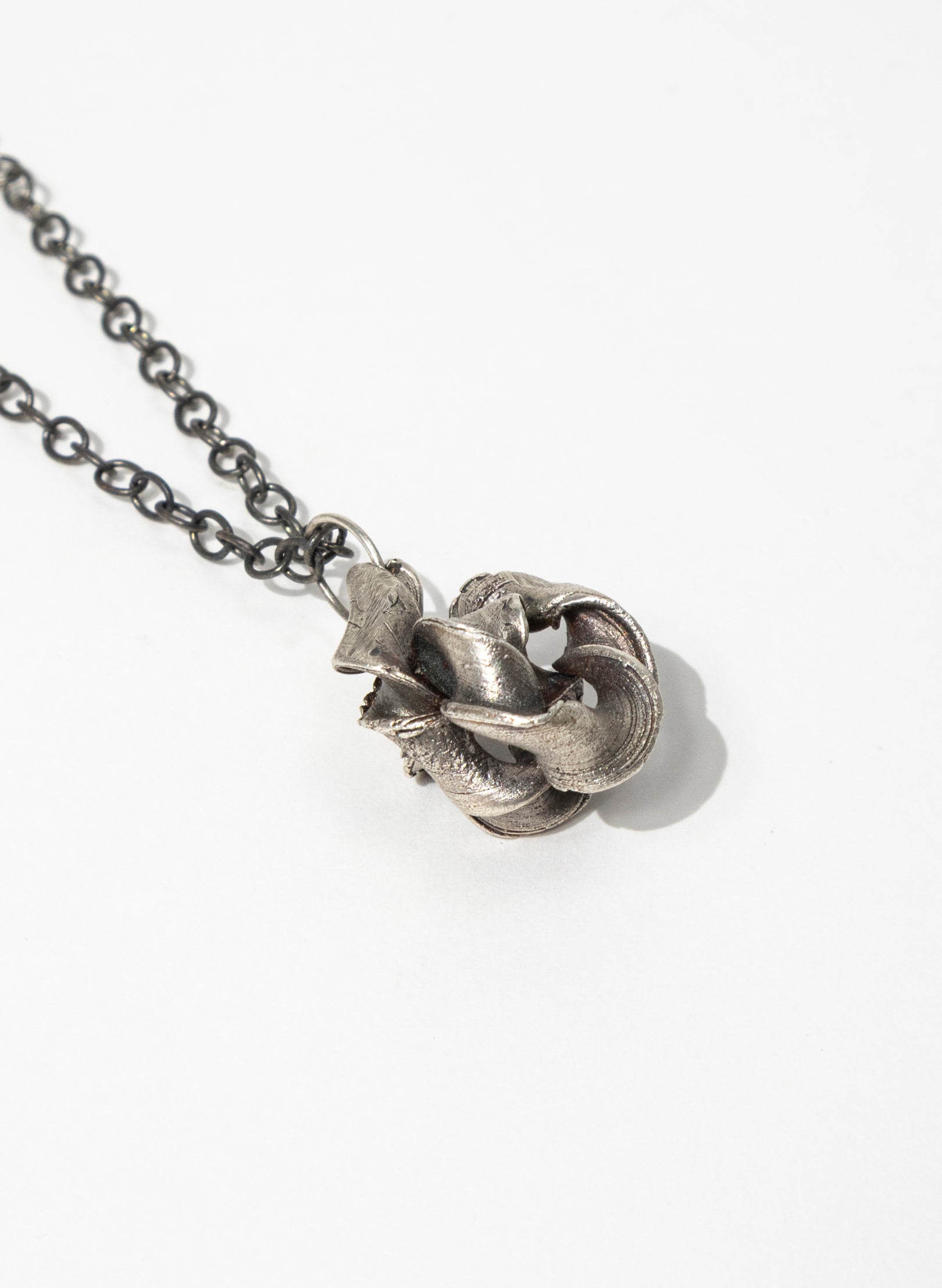 Oxidised Silver Pendant