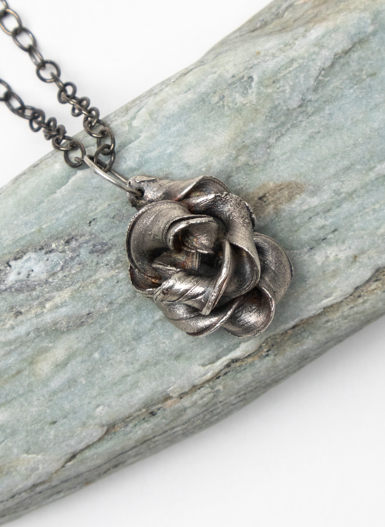 Oxidised Silver Pendant