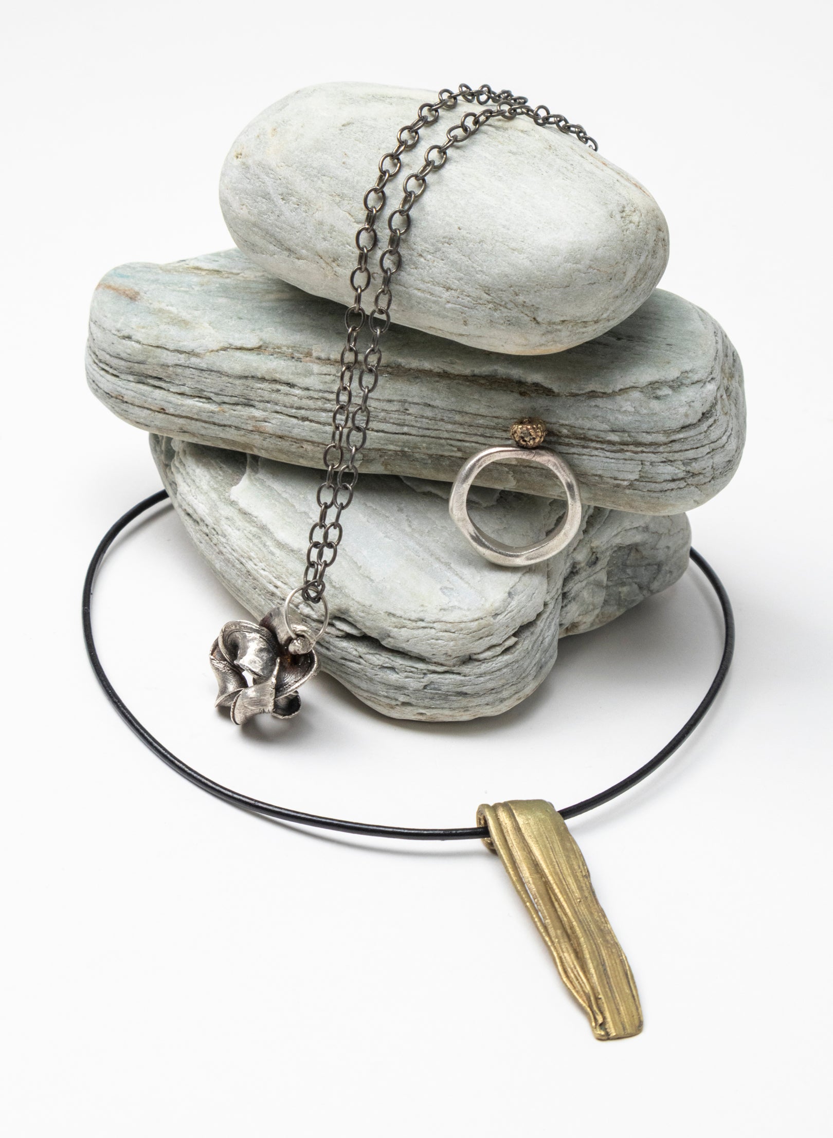 Oxidised Silver Pendant