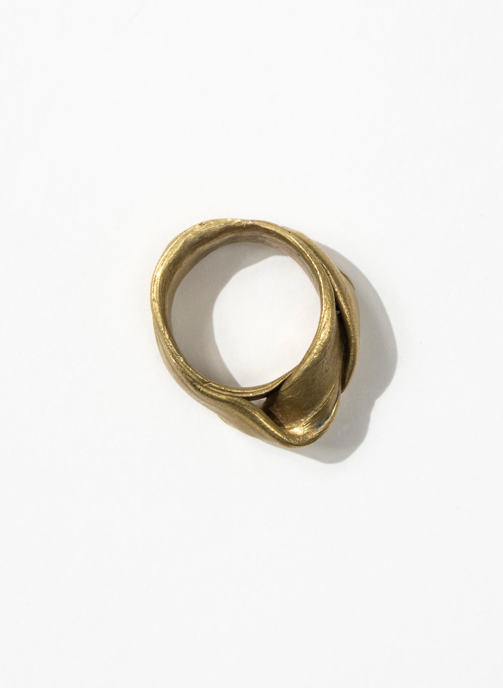 Bronze Folded Ring