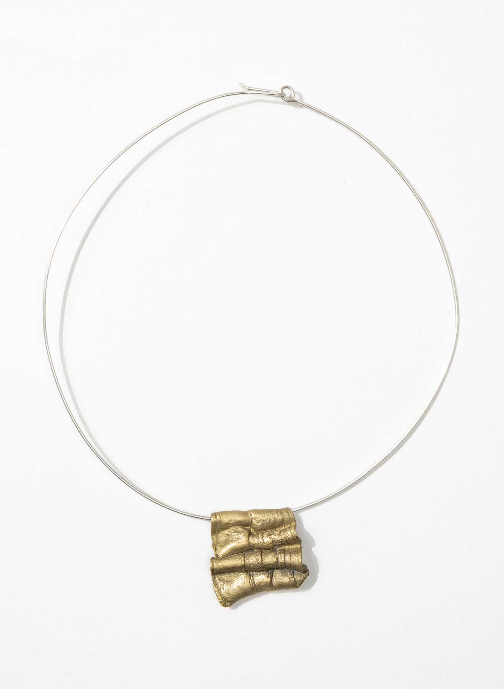 Bronze Folded Pendant