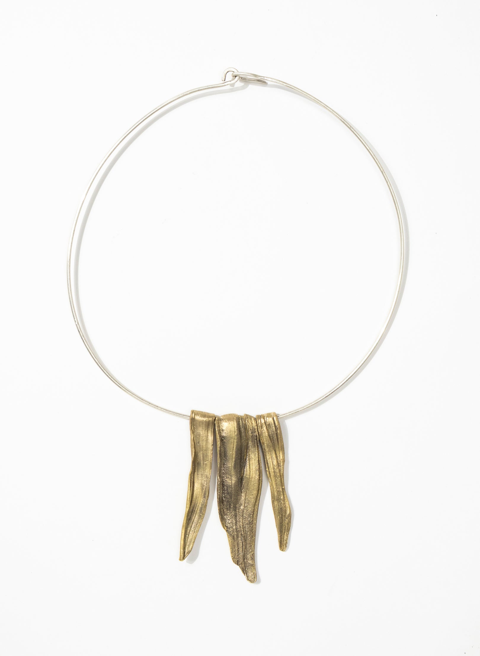 Bronze Botanical Pendant