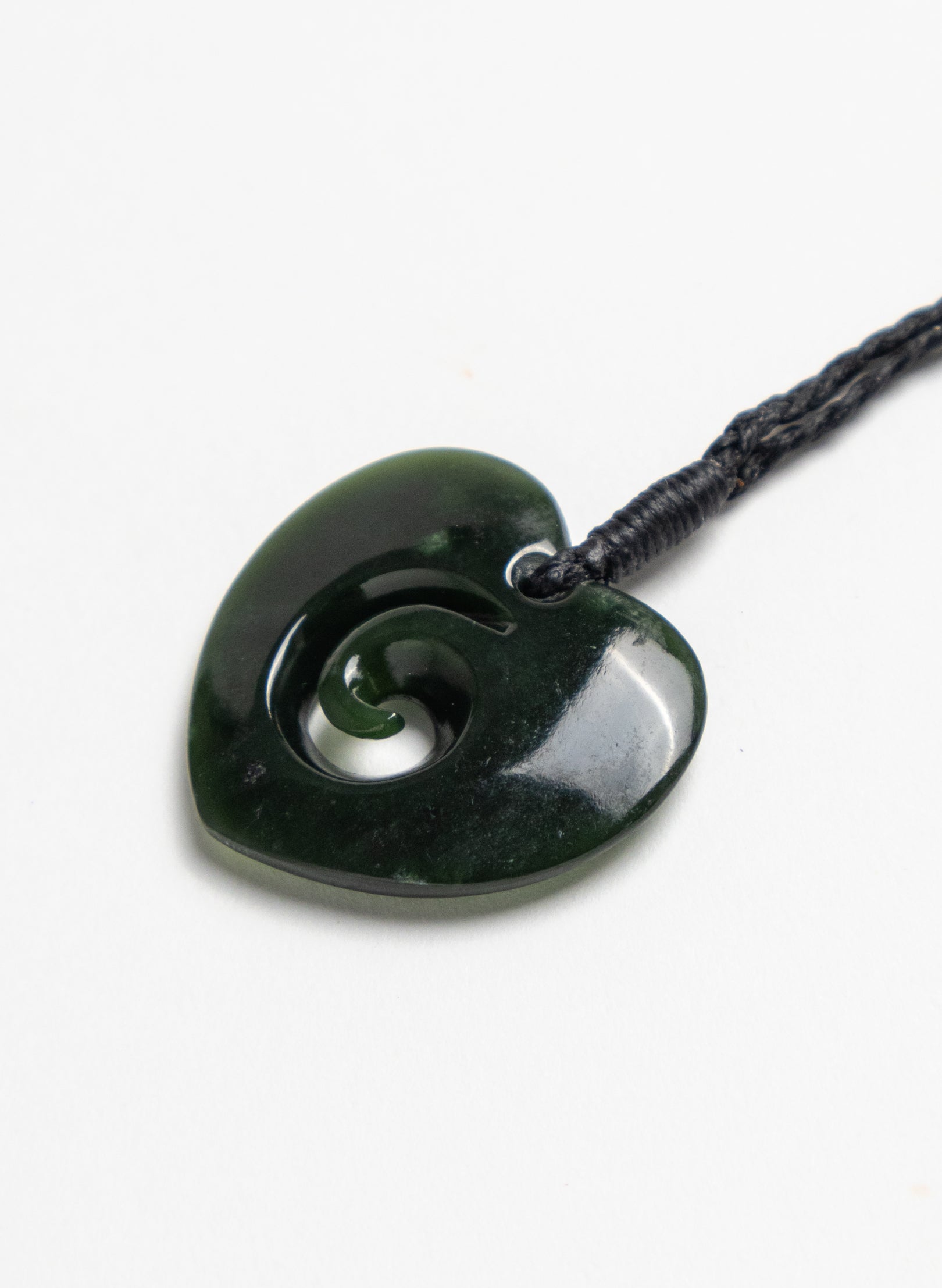 Pounamu Big Heart Pendant