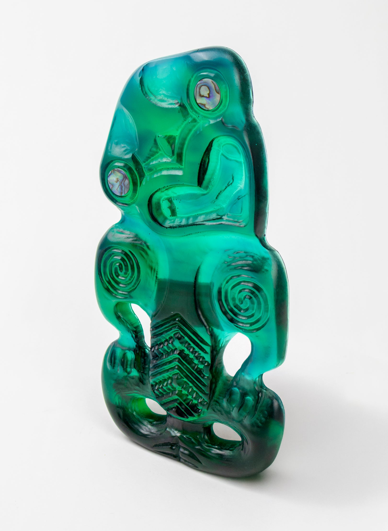 Te Awa O Te Wairua - Emerald Resin