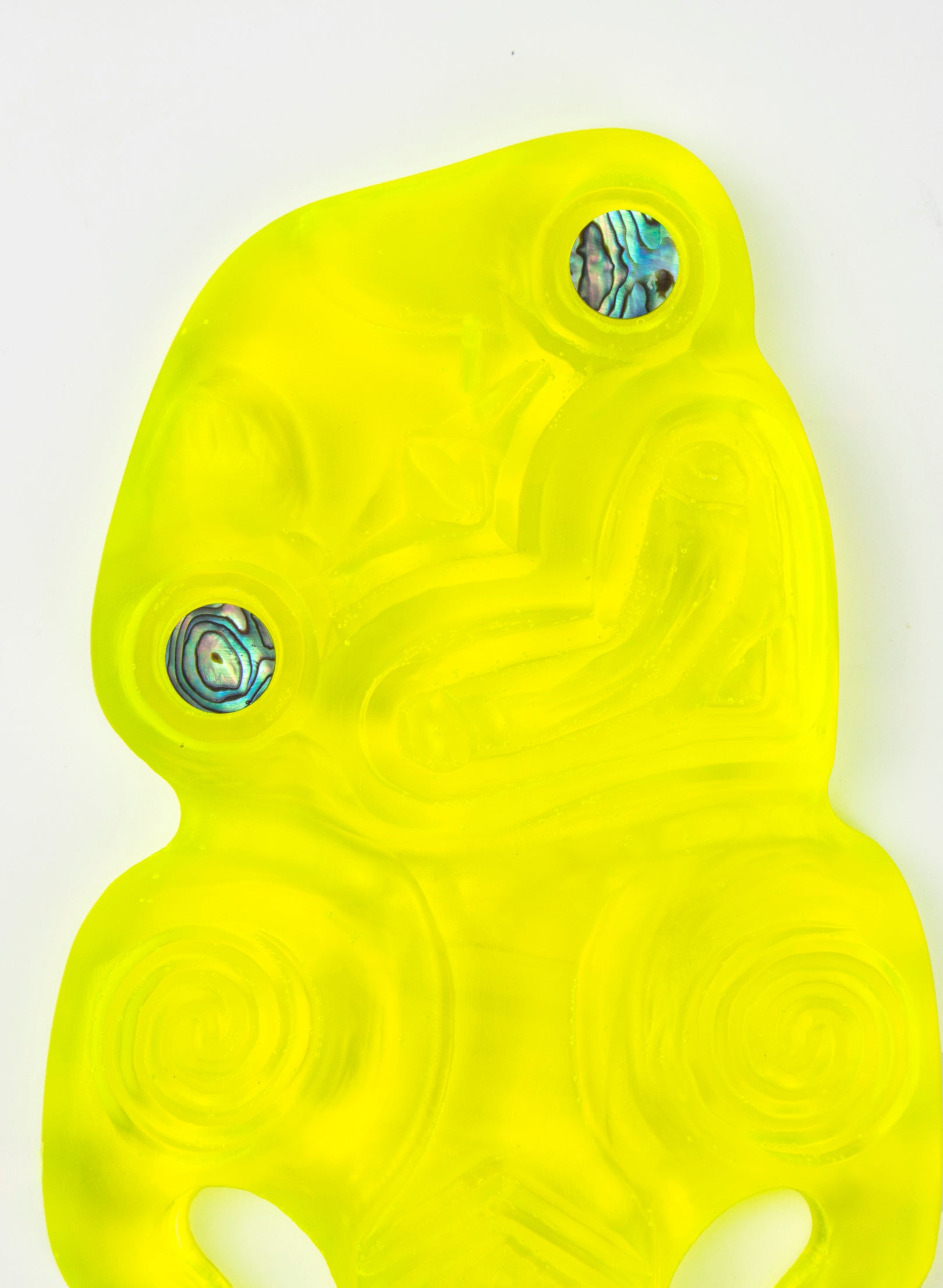 Te Awa O Te Wairua - Fluro Yellow Resin