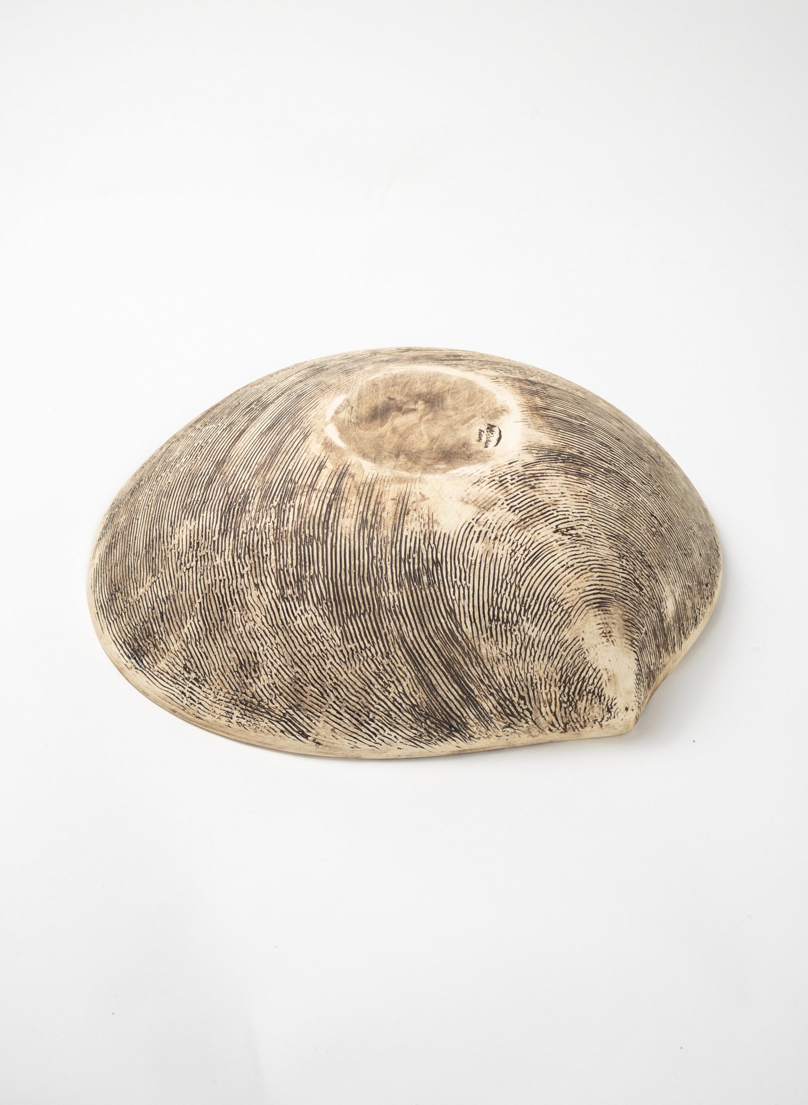 Shell Salad Bowl Black