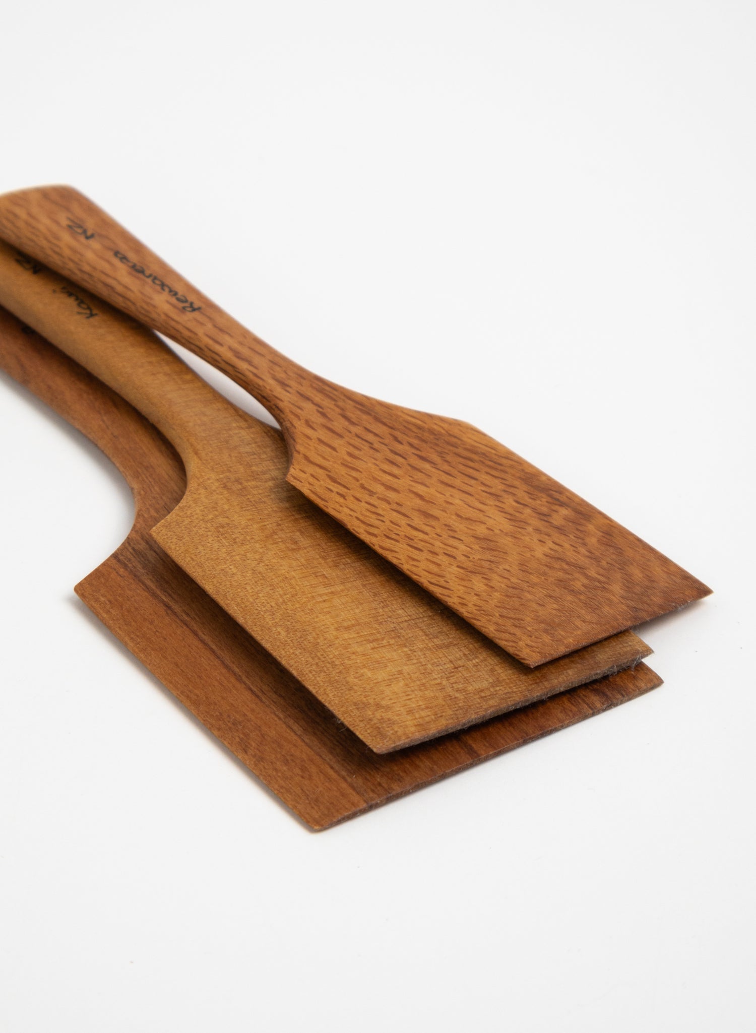 Set of 3 Slice Servers in NZ Native Woods