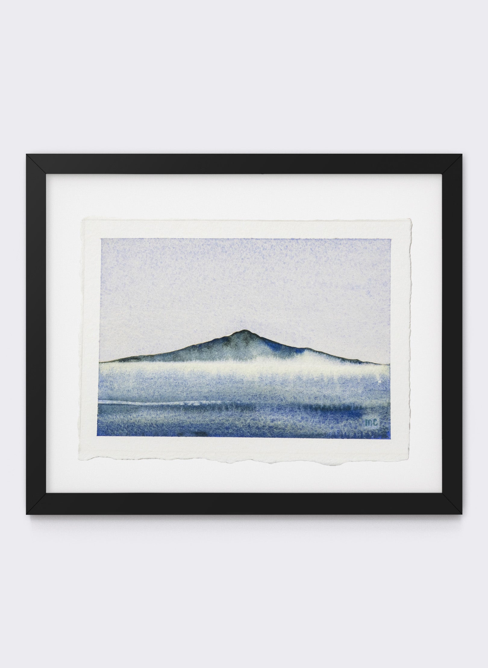 Rangitoto Grey Framed