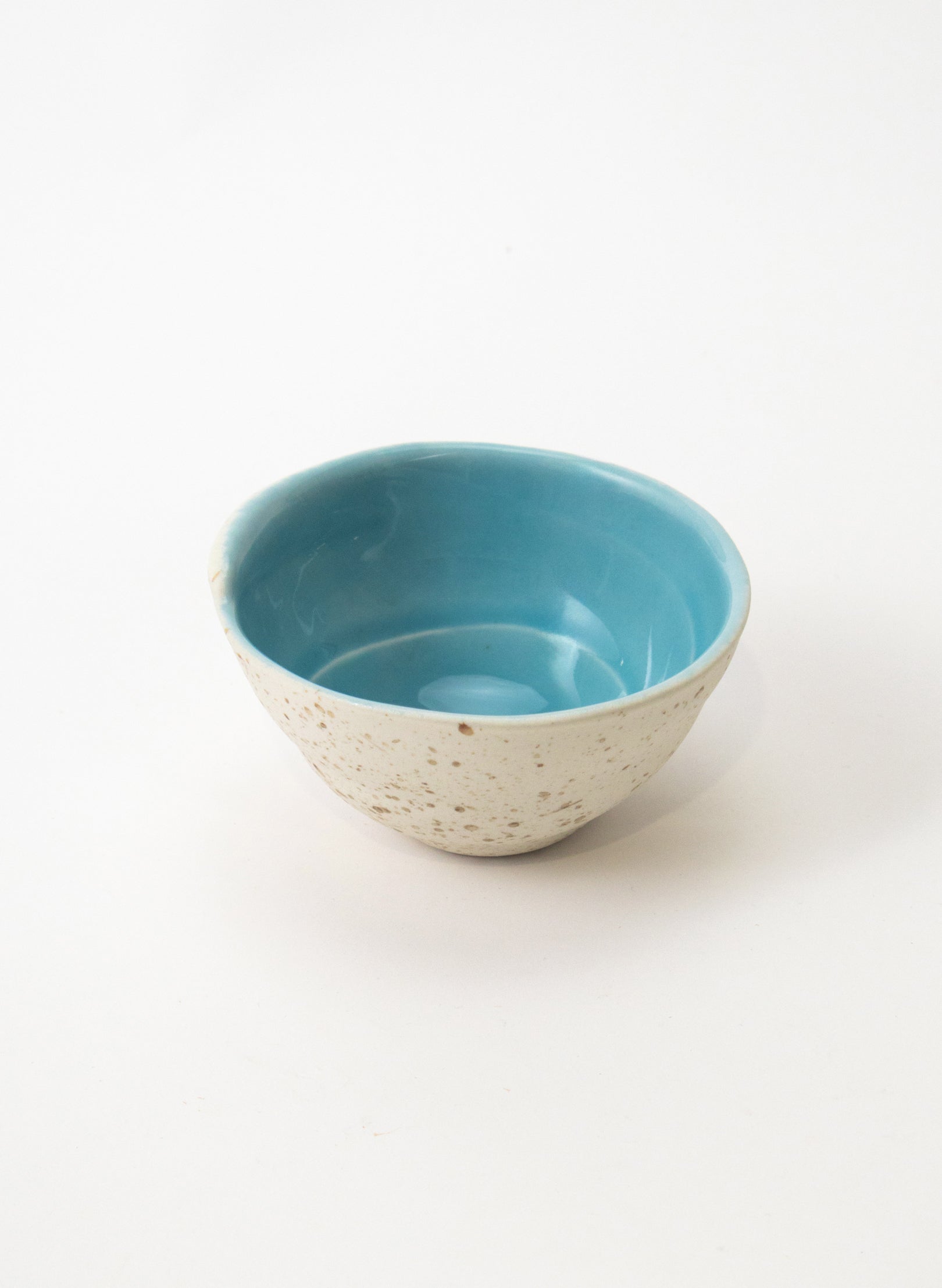Small Swirl Bowl & Spoon - Aqua