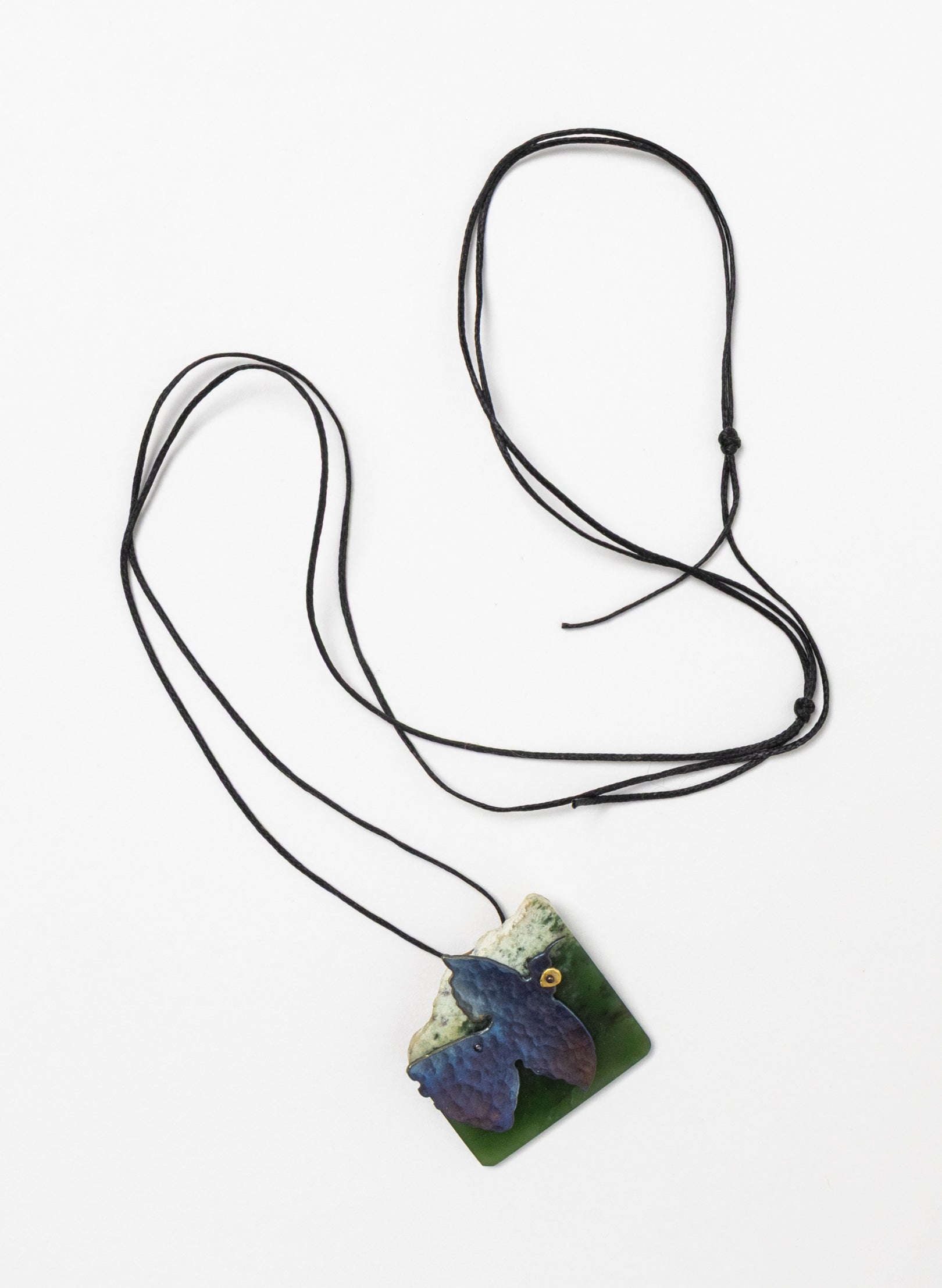 Pounamu, Titanium, Stainless Steel Necklace