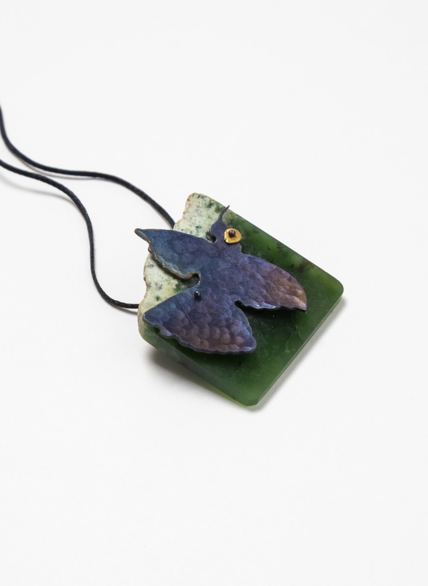 Pounamu, Titanium, Stainless Steel Necklace