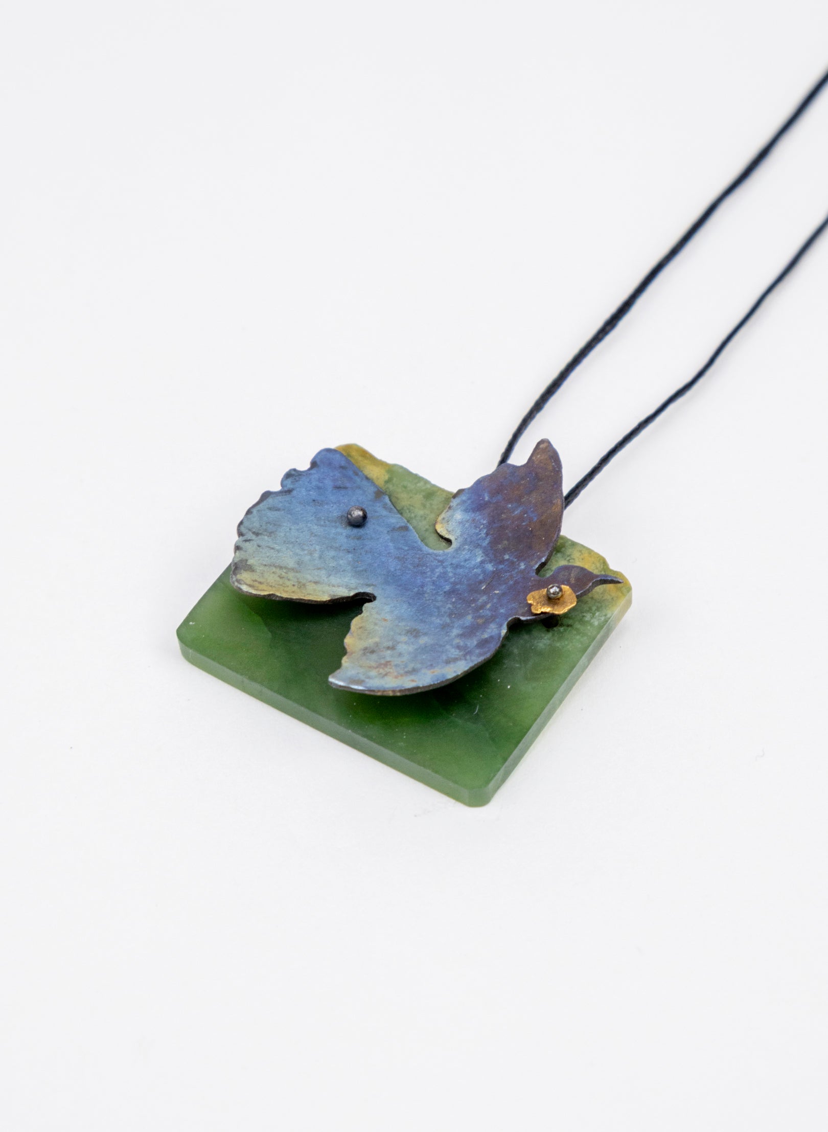 Pounamu, Titanium, Stainless Steel Pendant