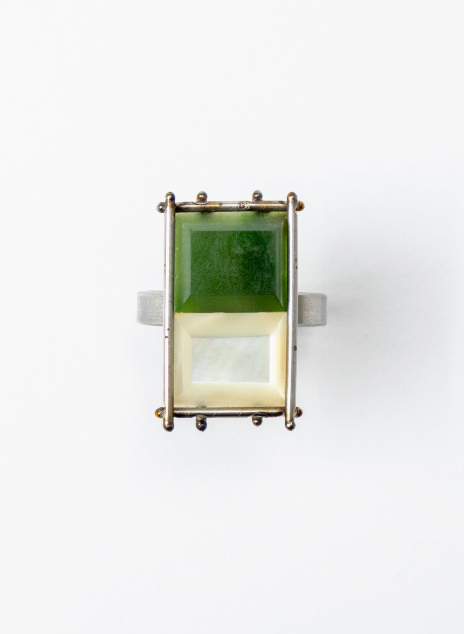 Mother of Pearl, Pounamu Ring