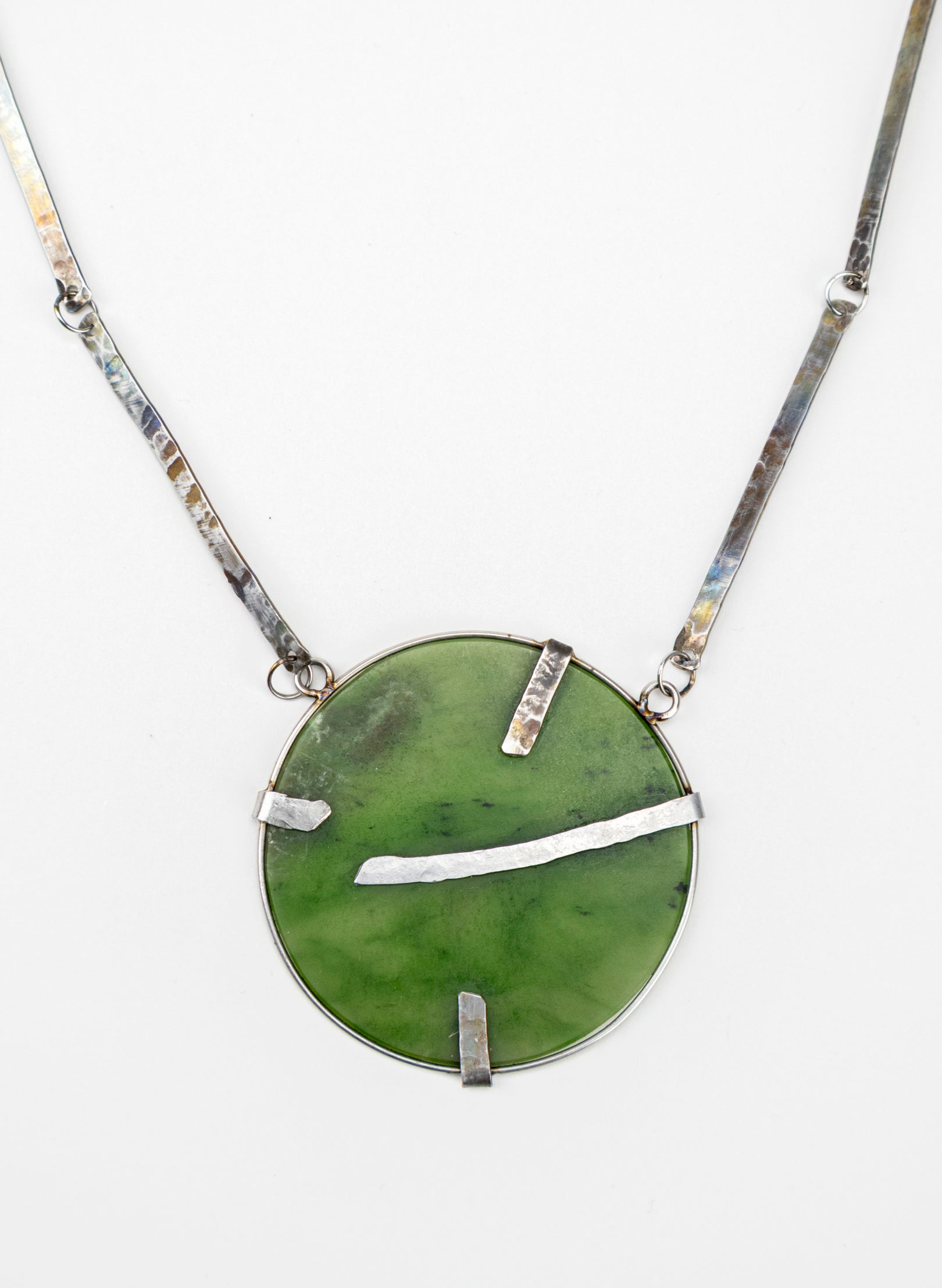 NZ Jade Pounamu, Stainless Steel Necklace