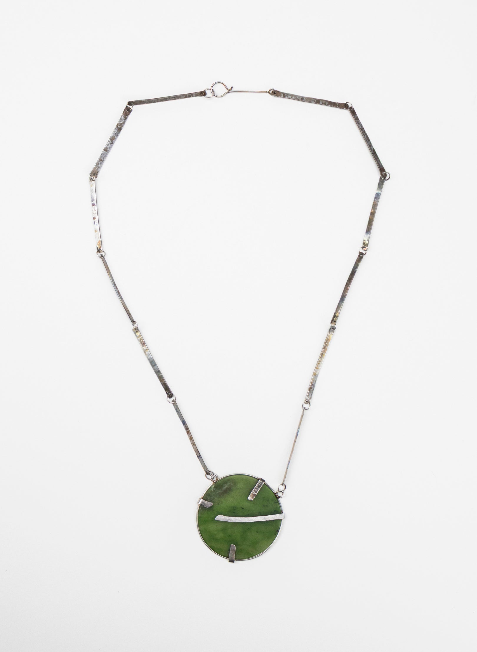 NZ Jade Pounamu, Stainless Steel Necklace