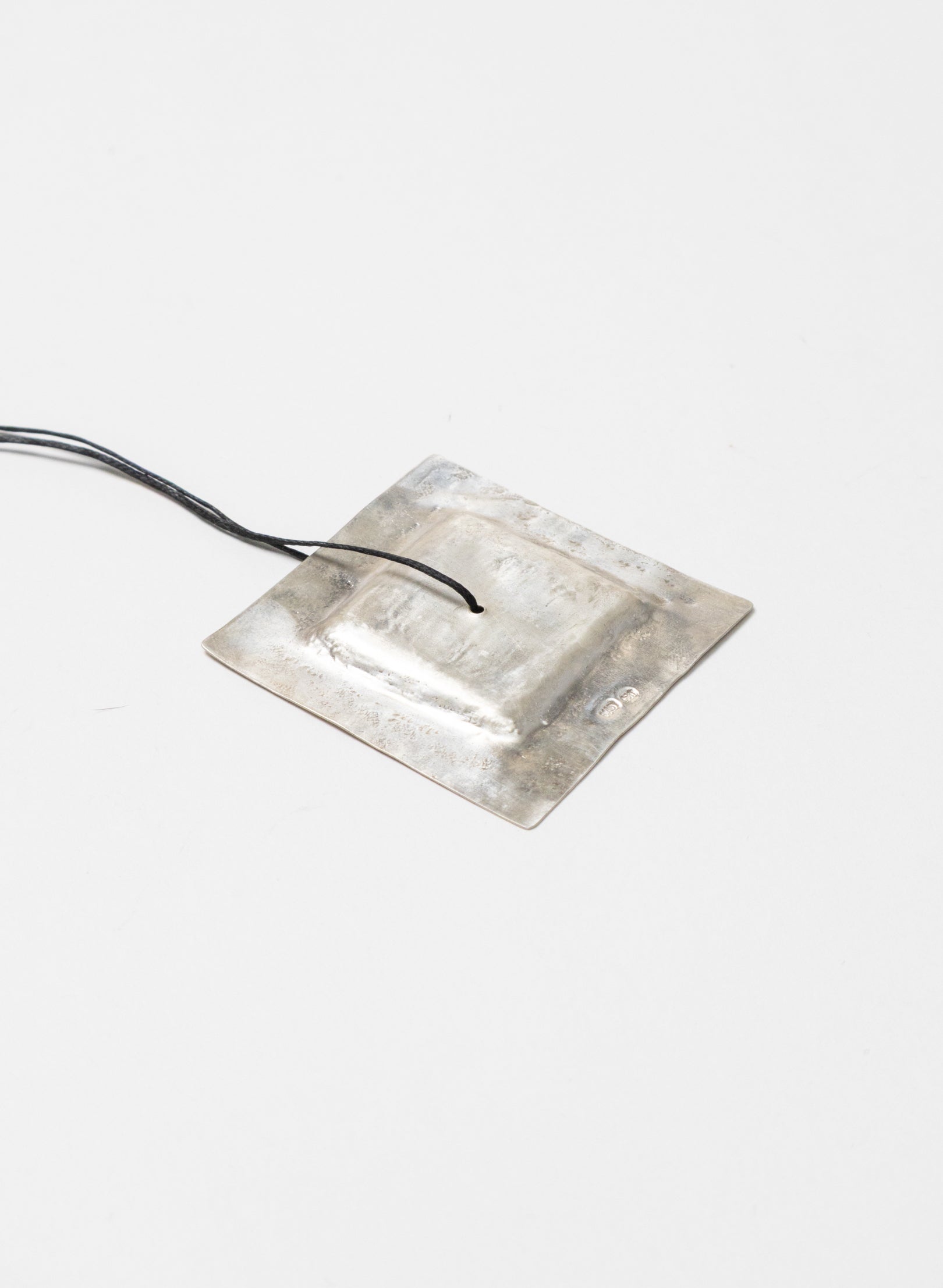 Square Silver Necklace