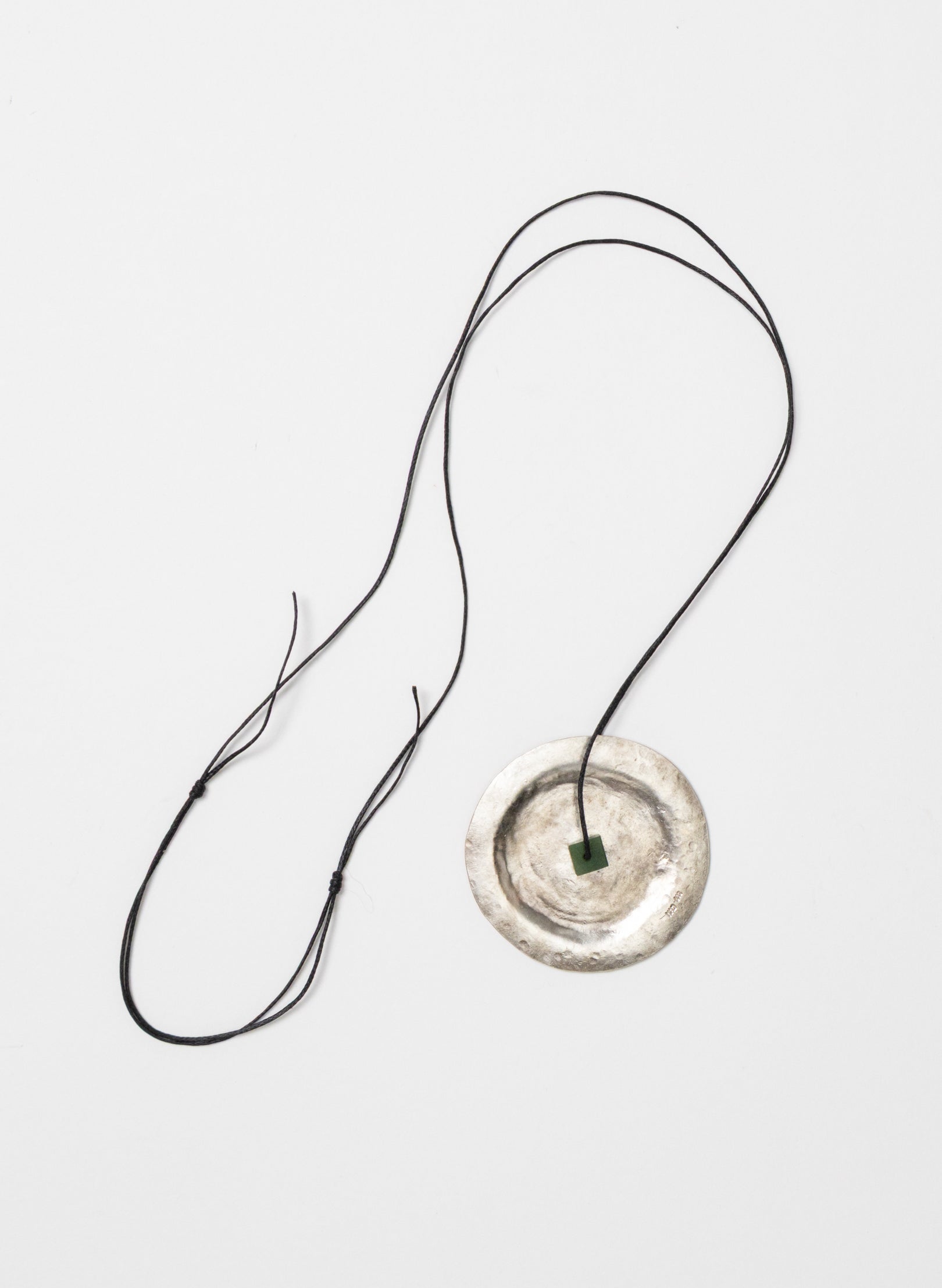 Round Silver Necklace