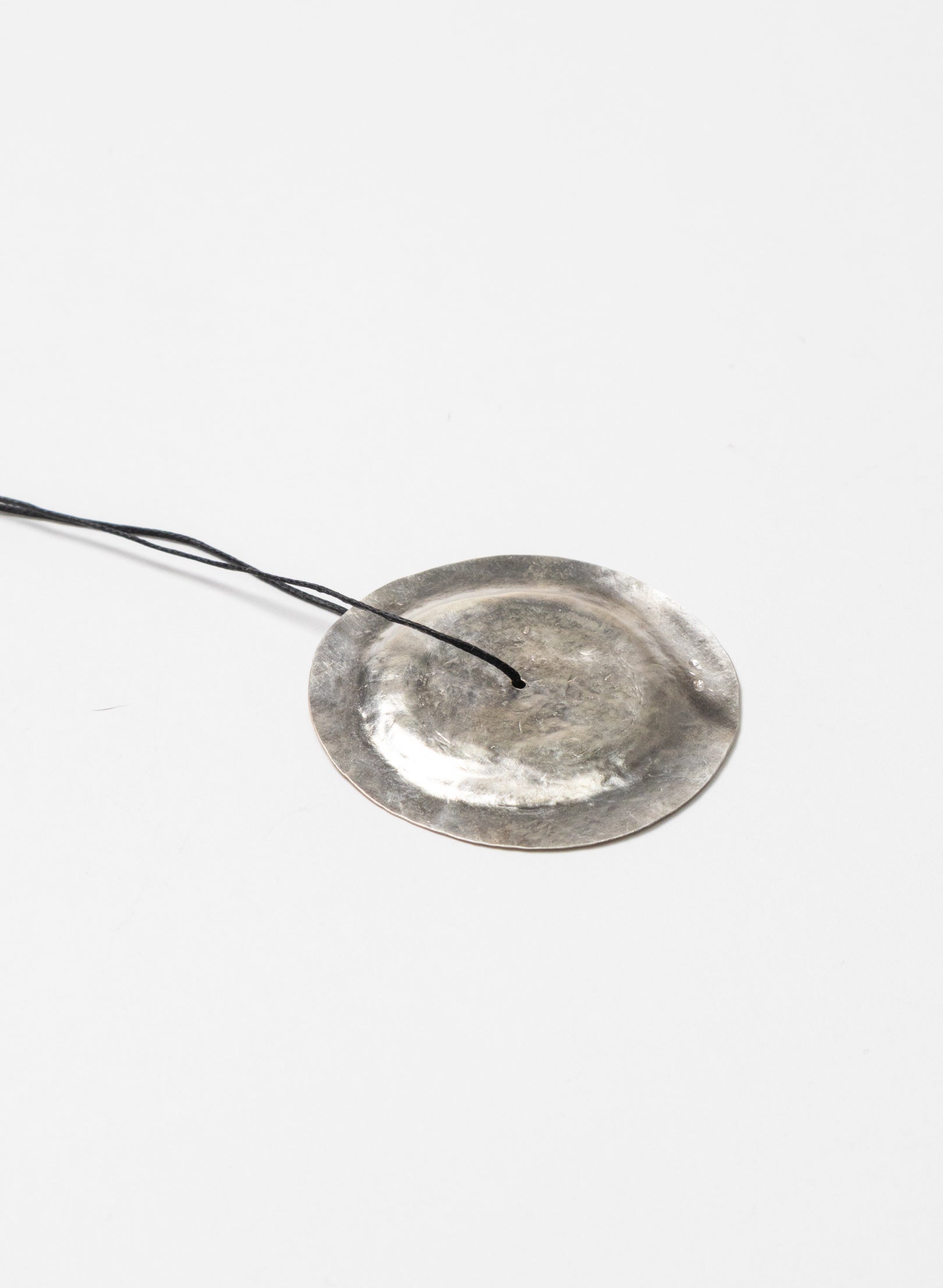 Round Silver Necklace