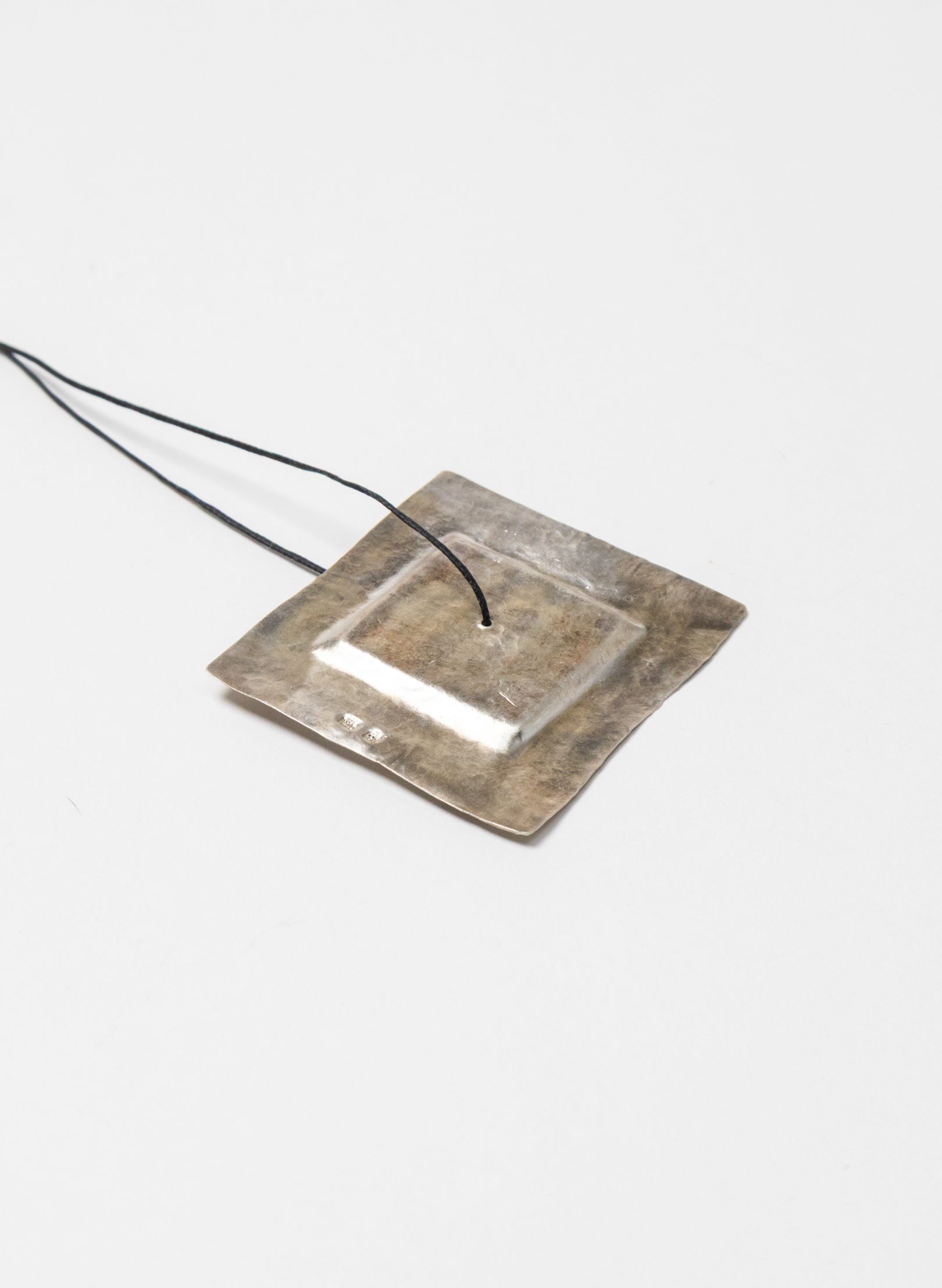 Square Silver Necklace