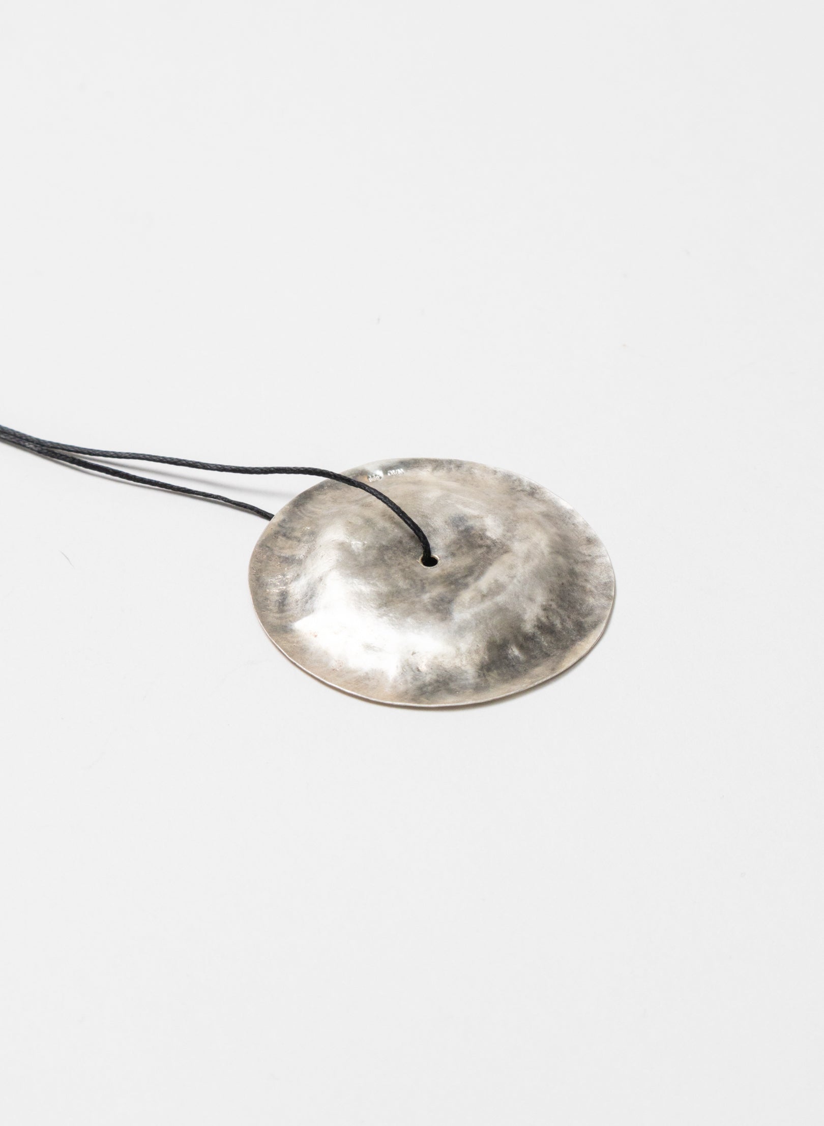 Round Silver Necklace
