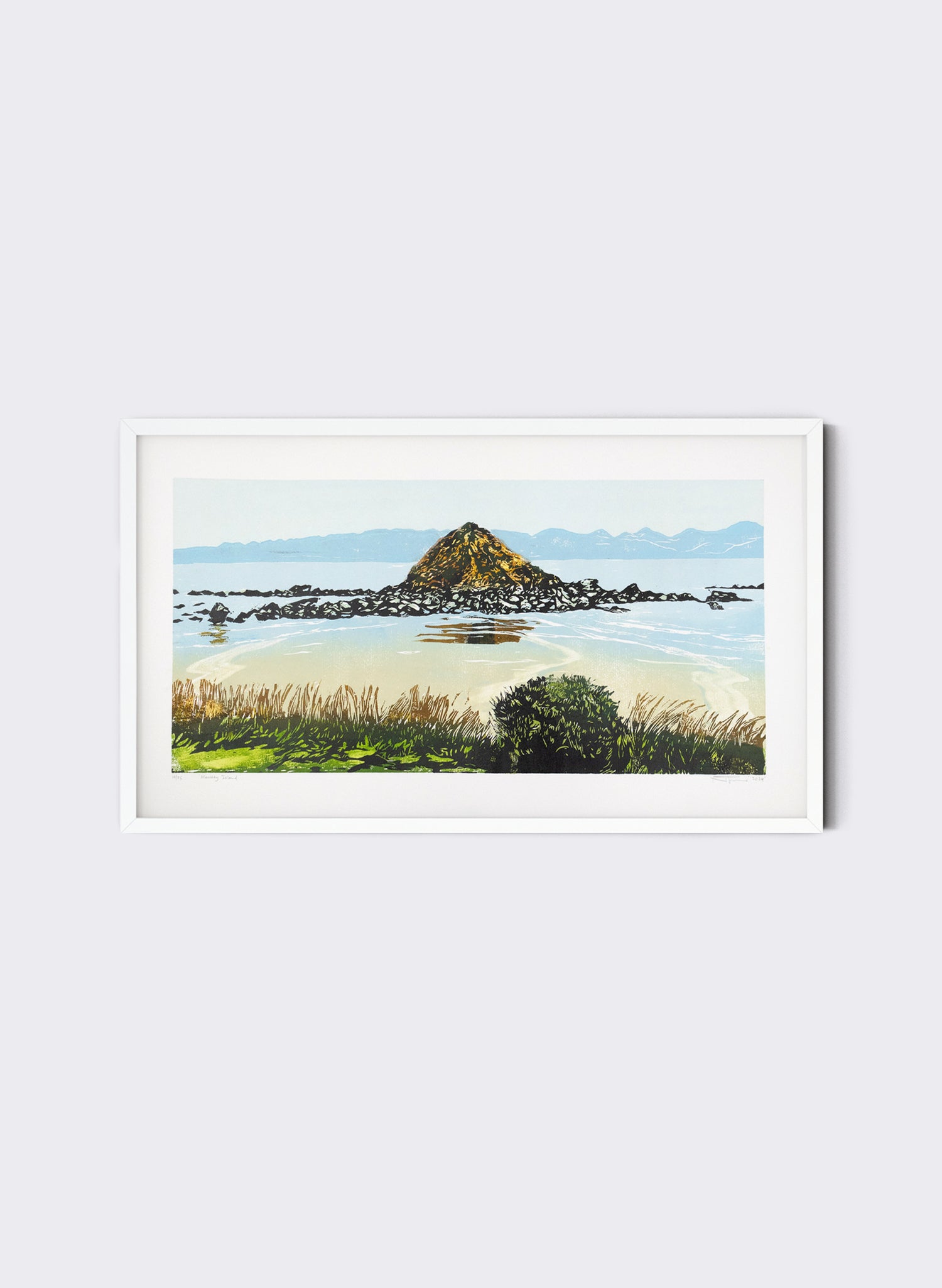 Monkey Island - Woodblock Print