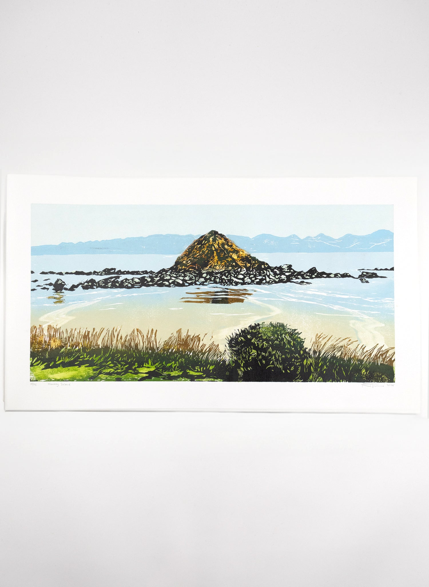 Monkey Island - Woodblock Print