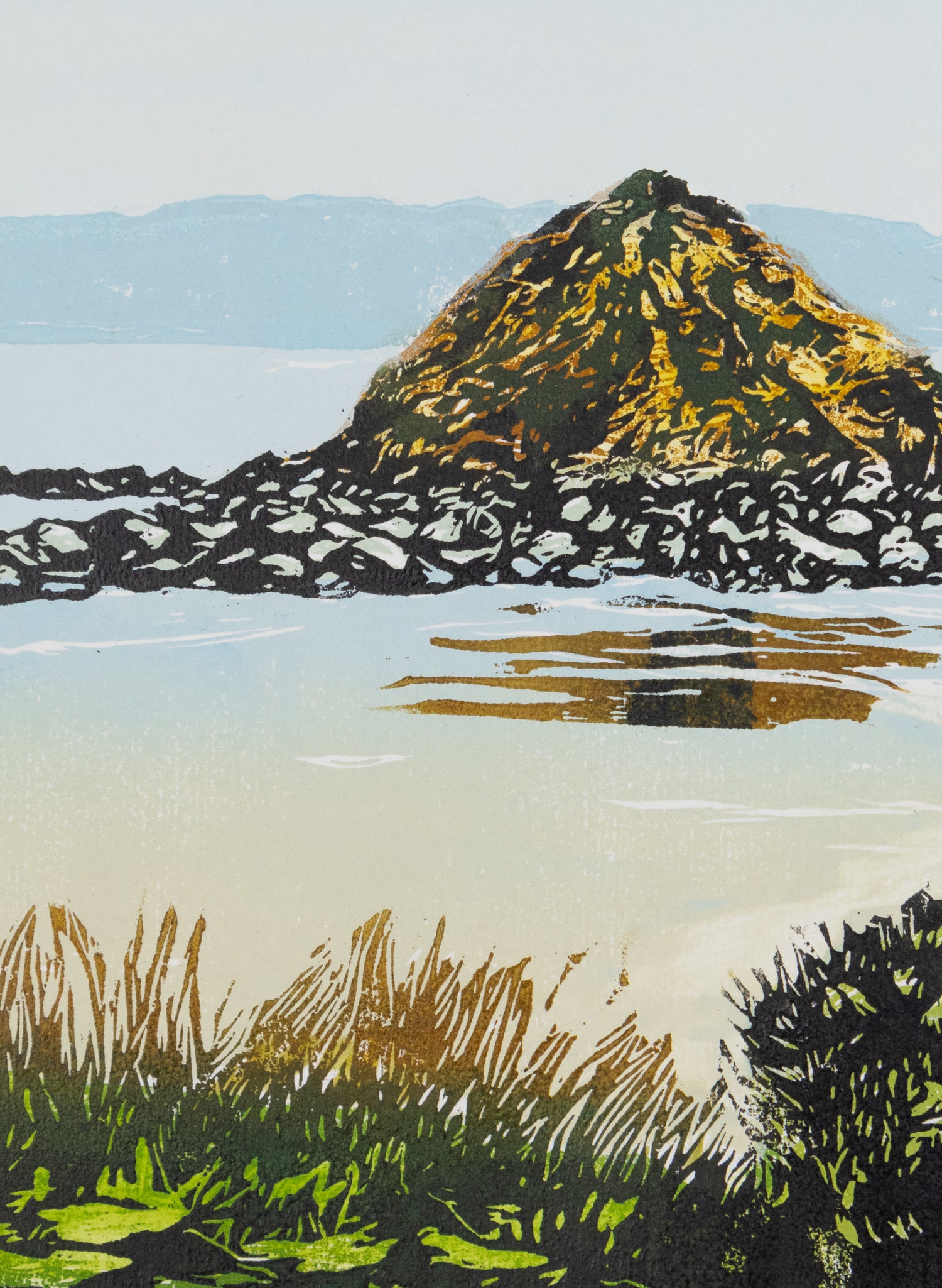 Monkey Island - Woodblock Print