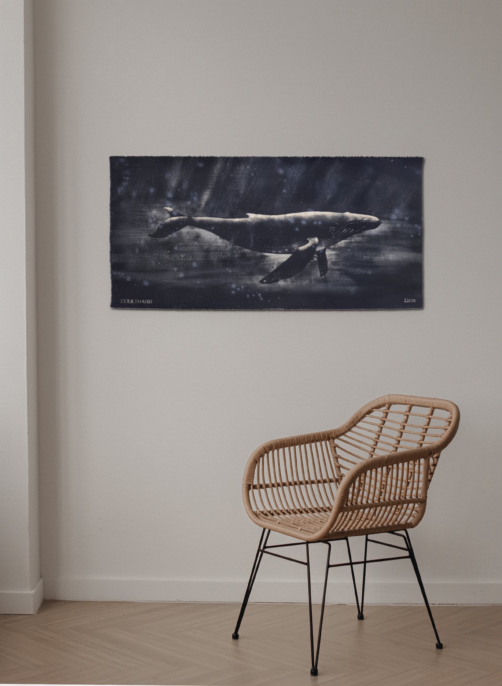 Dark Navy Humpback Whale